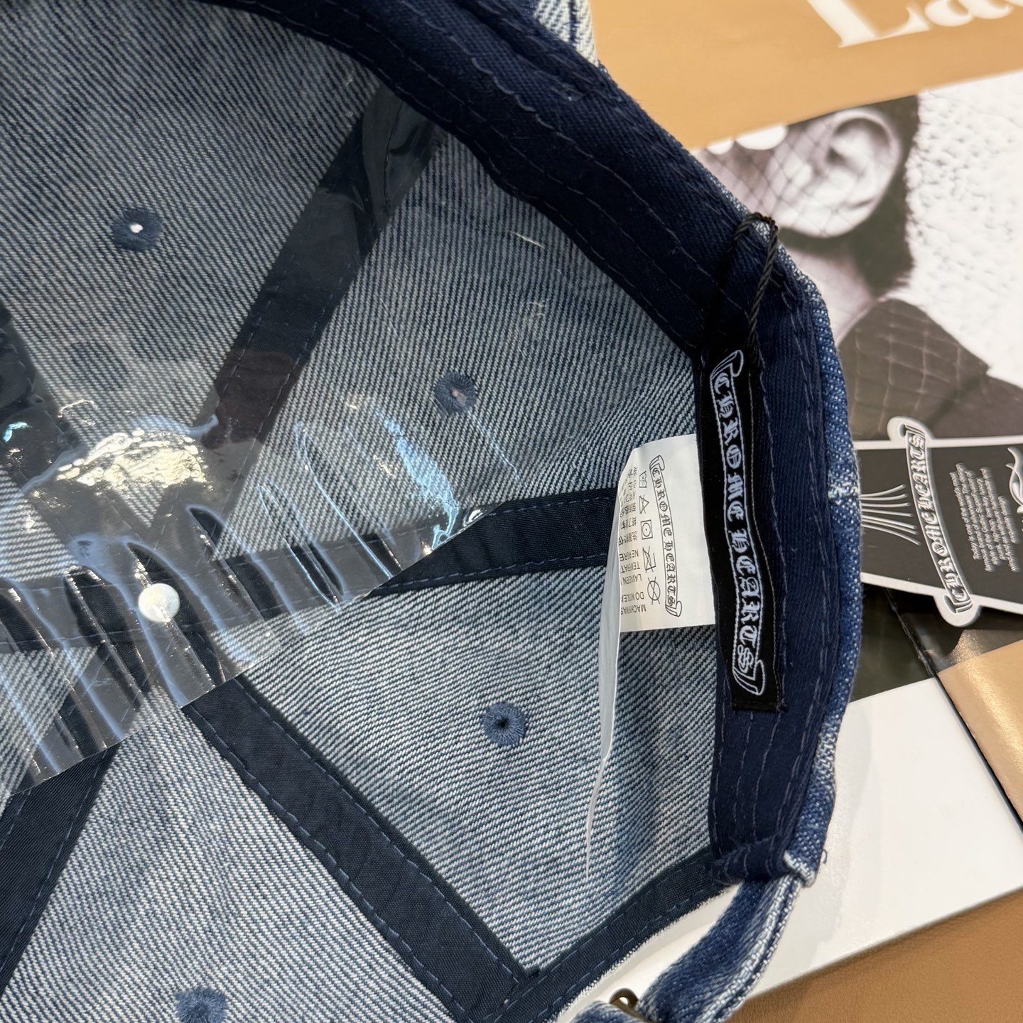 克罗心新款高品质洗水牛仔棒球帽，高端定制版！网红时尚博主同款！墙裂推荐！质量巨好！头围57cm