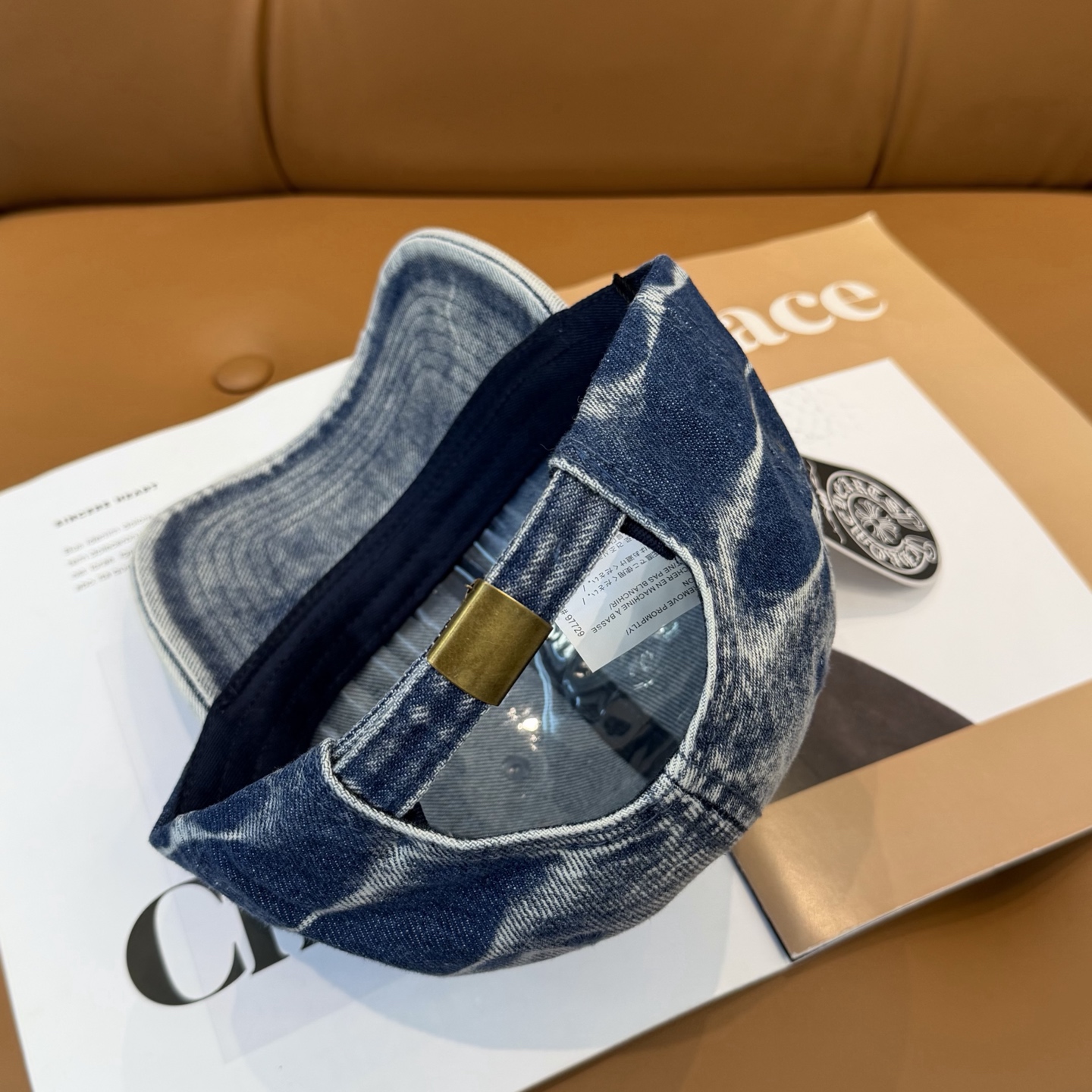 克罗心新款高品质洗水牛仔棒球帽，高端定制版！网红时尚博主同款！墙裂推荐！质量巨好！头围57cm