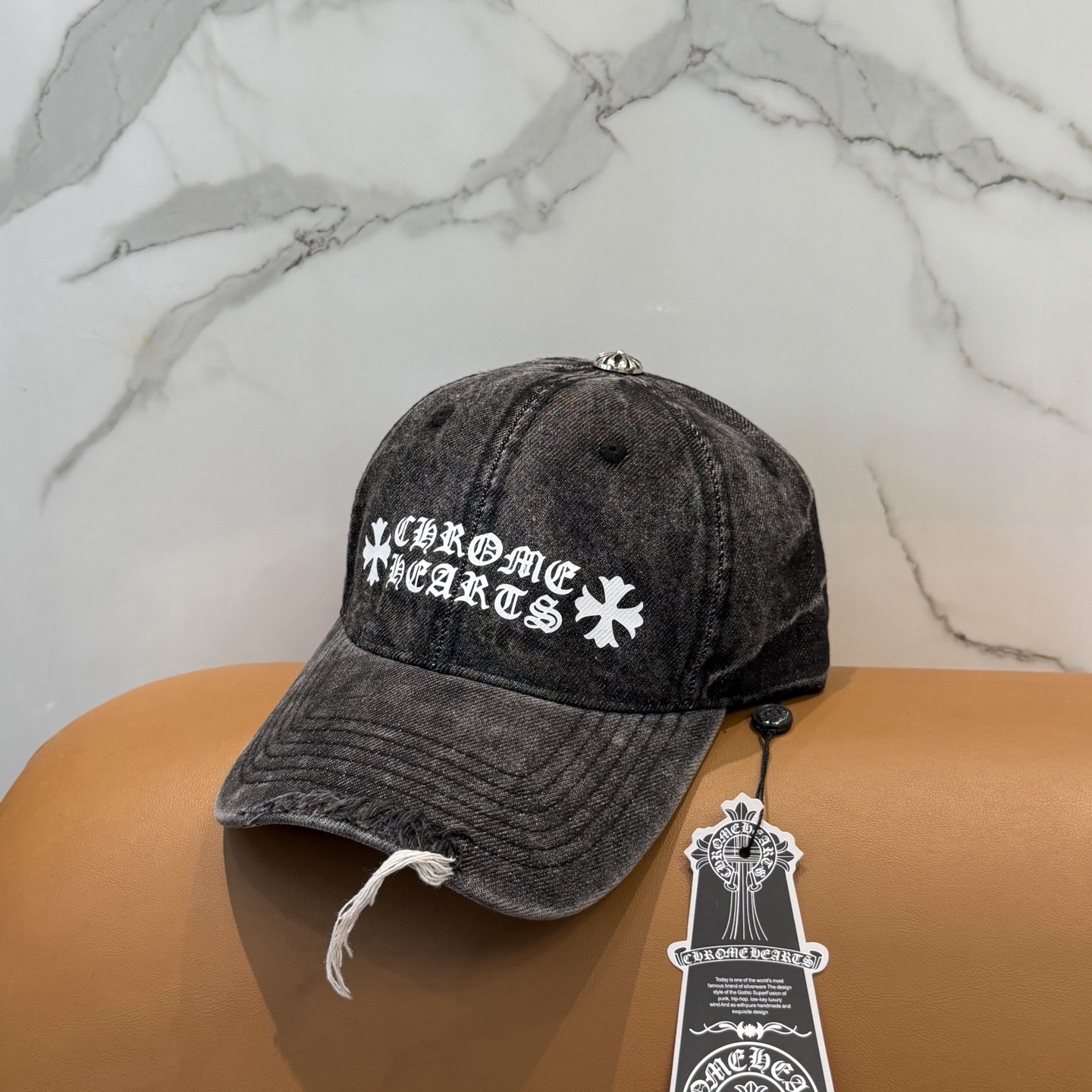 克罗心新款高品质洗水牛仔棒球帽，高端定制版！网红时尚博主同款！墙裂推荐！质量巨好！头围57cm