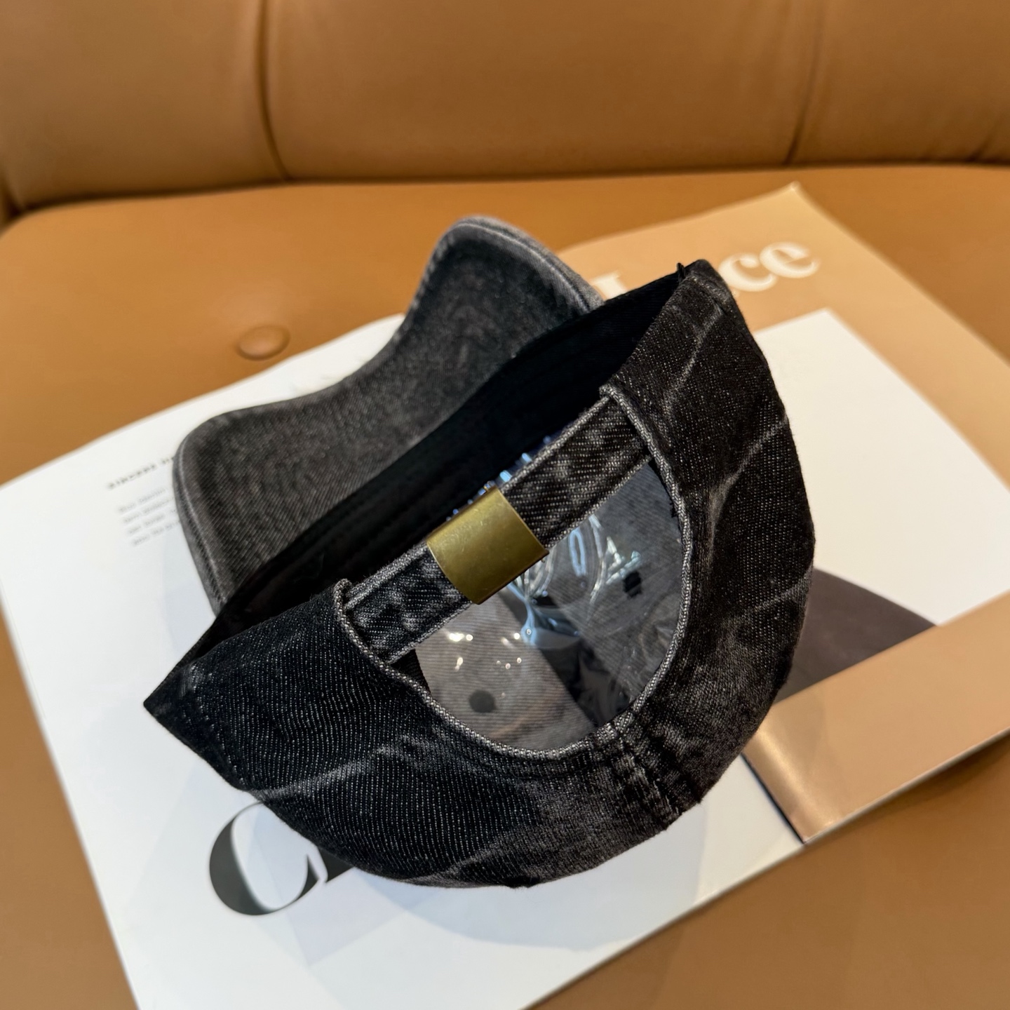 克罗心新款高品质洗水牛仔棒球帽，高端定制版！网红时尚博主同款！墙裂推荐！质量巨好！头围57cm