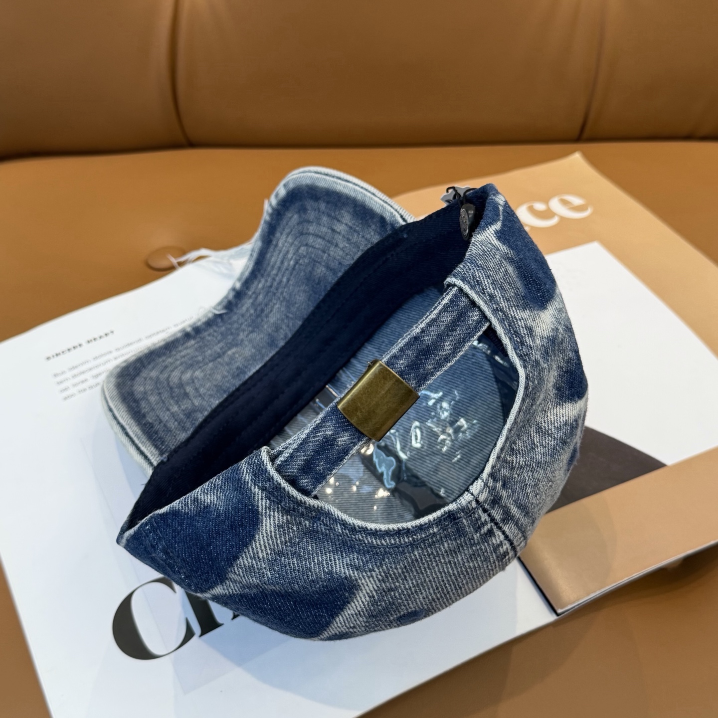 克罗心新款高品质洗水牛仔棒球帽，高端定制版！网红时尚博主同款！墙裂推荐！质量巨好！头围57cm