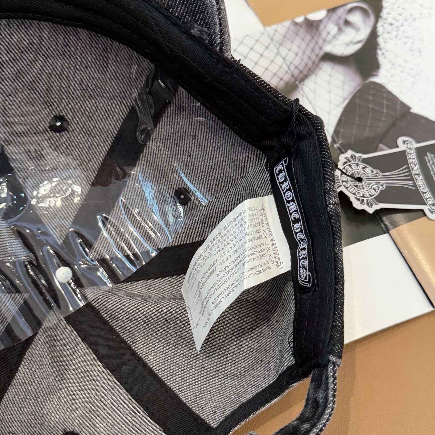 克罗心新款高品质洗水牛仔棒球帽，高端定制版！网红时尚博主同款！墙裂推荐！质量巨好！头围57cm