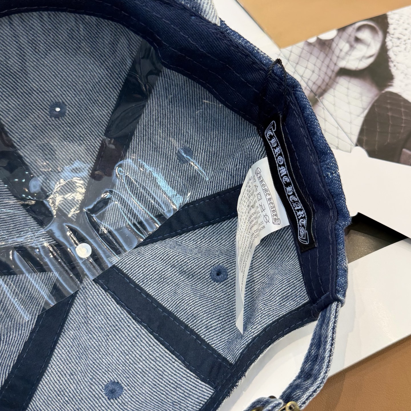 克罗心新款高品质洗水牛仔棒球帽，高端定制版！网红时尚博主同款！墙裂推荐！质量巨好！头围57cm