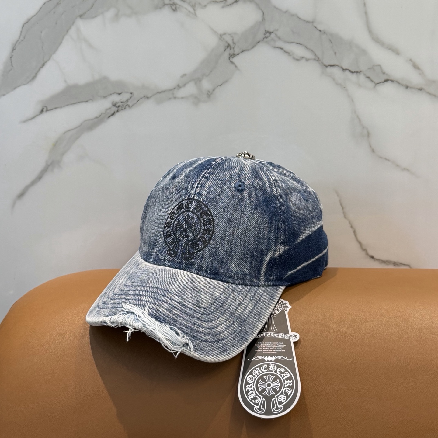 克罗心新款高品质洗水牛仔棒球帽，高端定制版！网红时尚博主同款！墙裂推荐！质量巨好！头围57cm