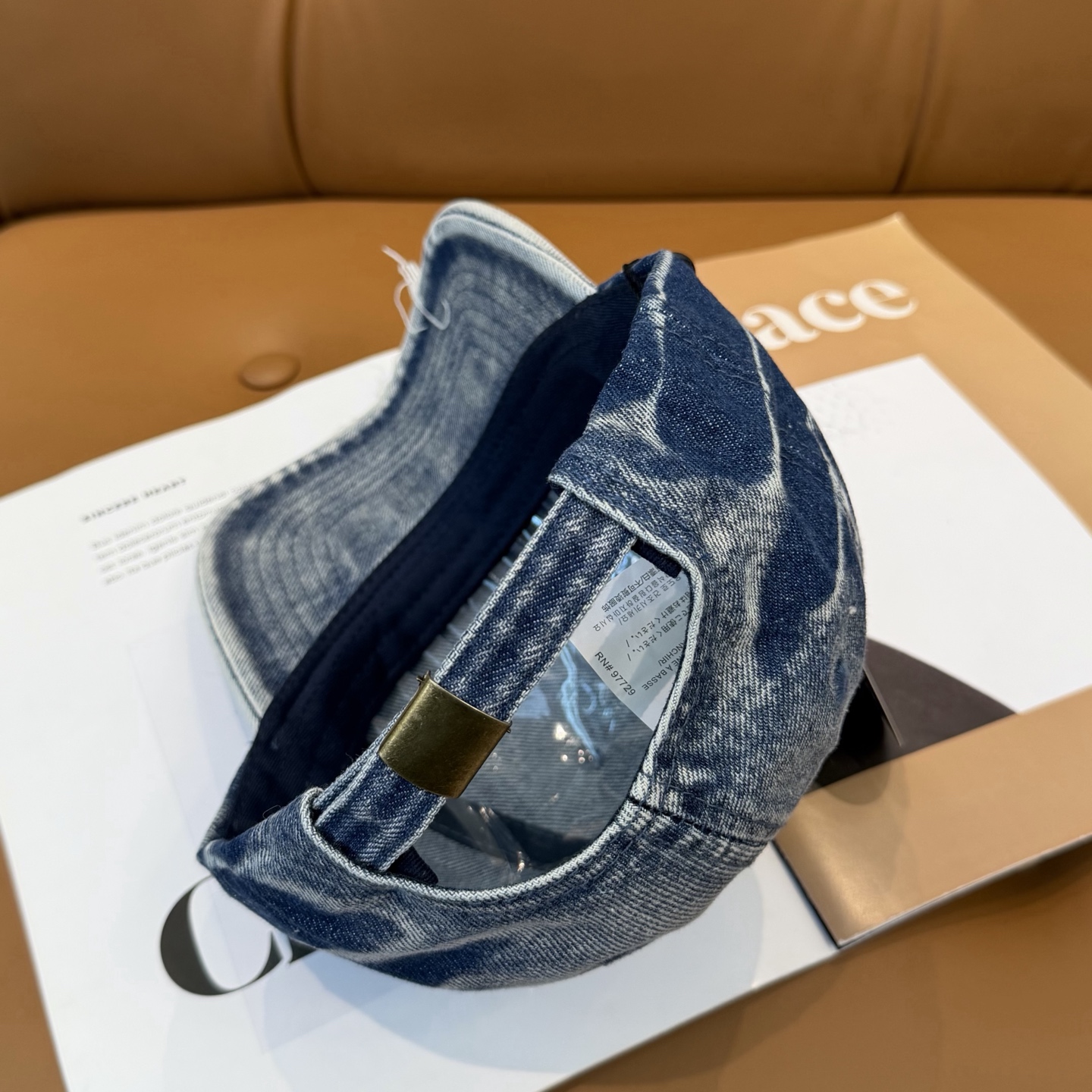 克罗心新款高品质洗水牛仔棒球帽，高端定制版！网红时尚博主同款！墙裂推荐！质量巨好！头围57cm