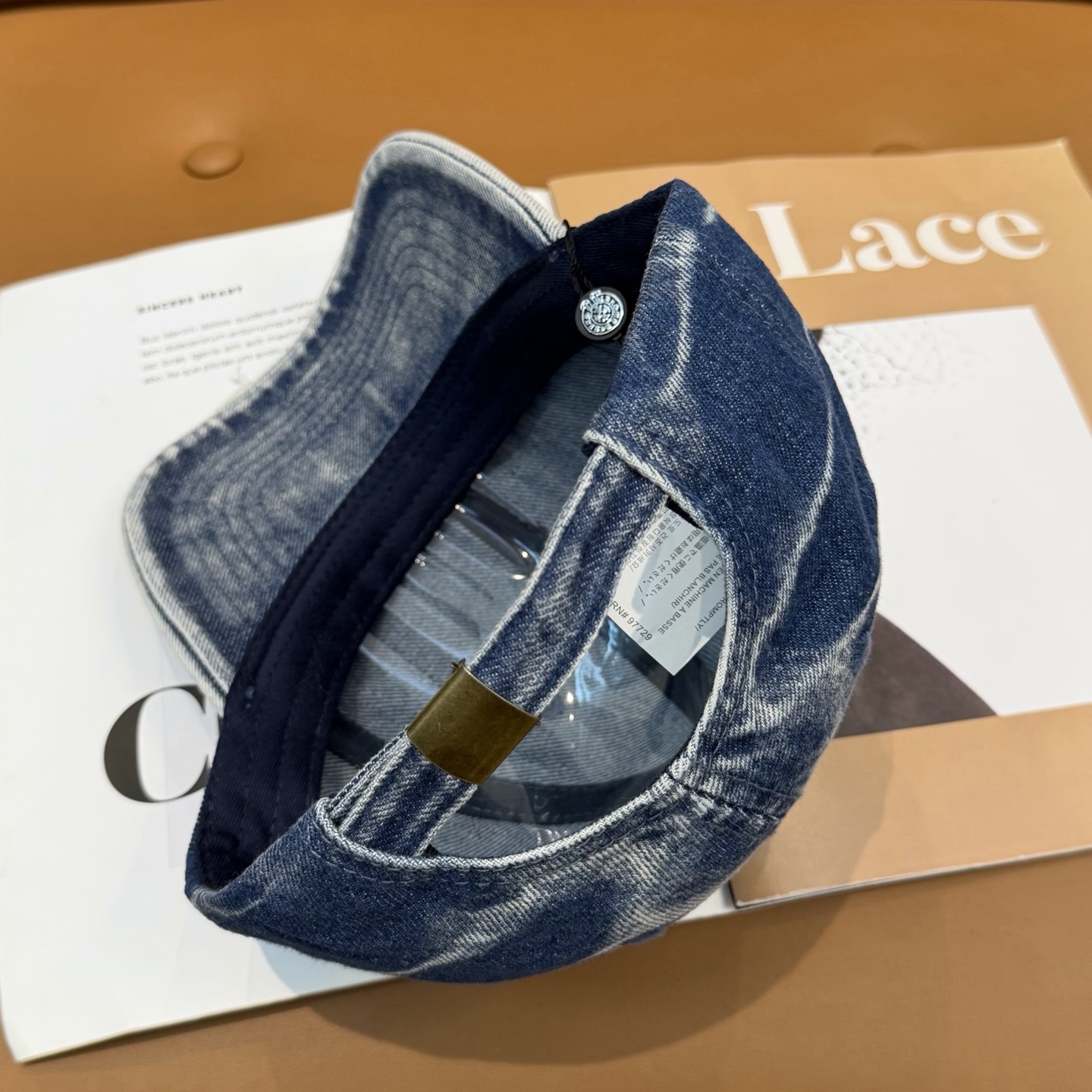 克罗心新款高品质洗水牛仔棒球帽，高端定制版！网红时尚博主同款！墙裂推荐！质量巨好！头围57cm