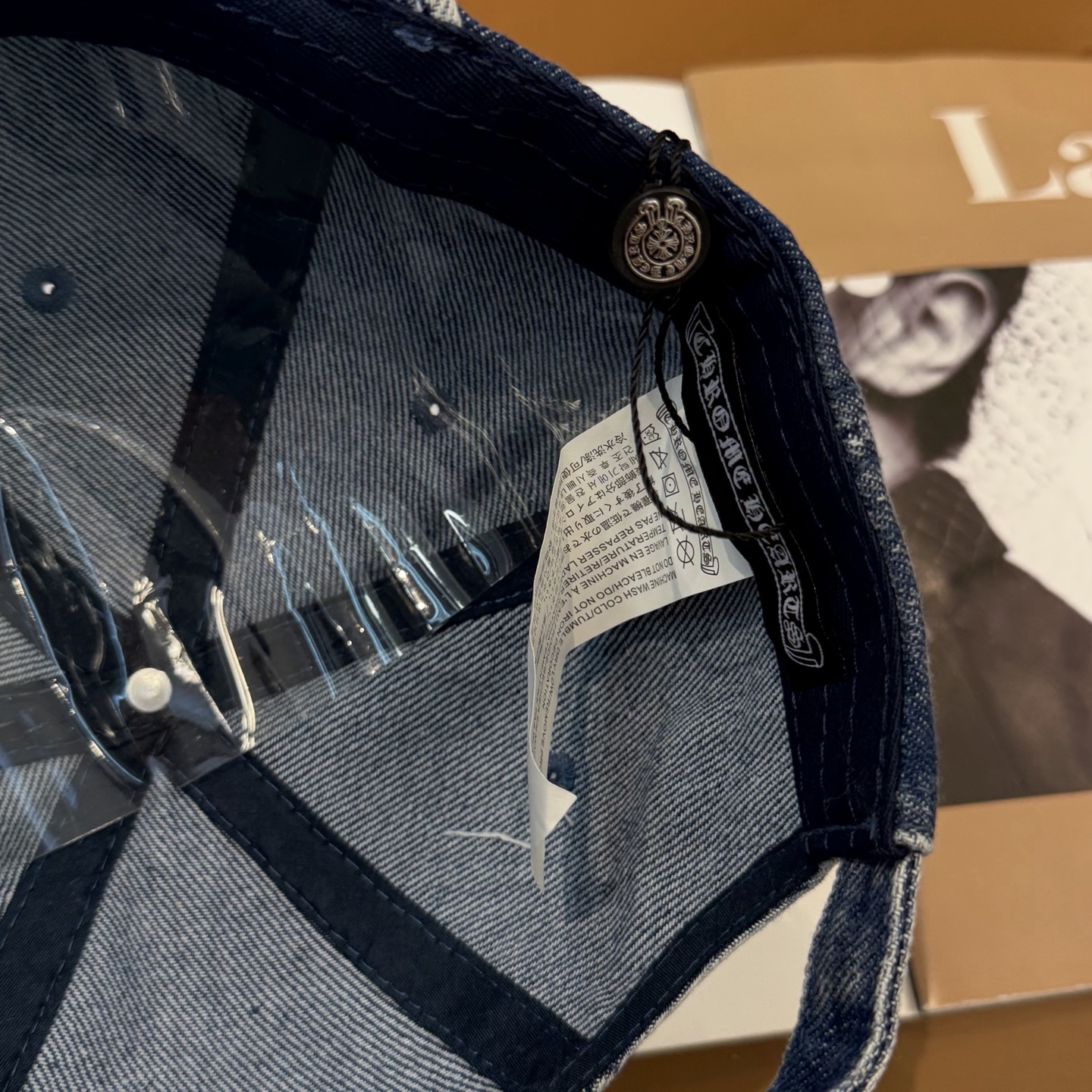 克罗心新款高品质洗水牛仔棒球帽，高端定制版！网红时尚博主同款！墙裂推荐！质量巨好！头围57cm