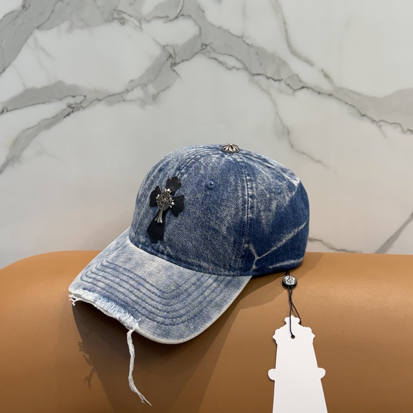 克罗心新款高品质洗水牛仔棒球帽，高端定制版！网红时尚博主同款！墙裂推荐！质量巨好！头围57cm