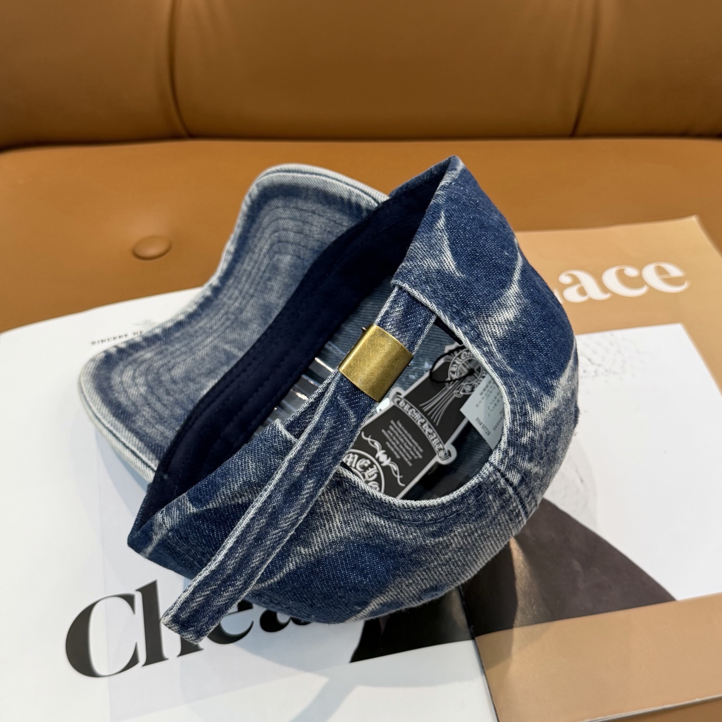 克罗心新款高品质洗水牛仔棒球帽，高端定制版！网红时尚博主同款！墙裂推荐！质量巨好！头围57cm