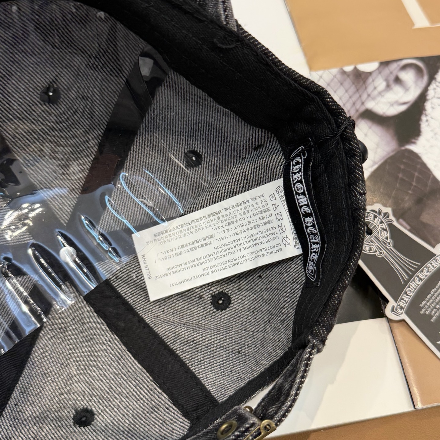 克罗心新款高品质洗水牛仔棒球帽，高端定制版！网红时尚博主同款！墙裂推荐！质量巨好！头围57cm