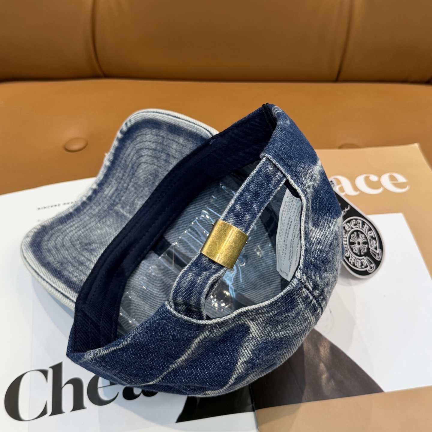 克罗心新款高品质洗水牛仔棒球帽，高端定制版！网红时尚博主同款！墙裂推荐！质量巨好！头围57cm