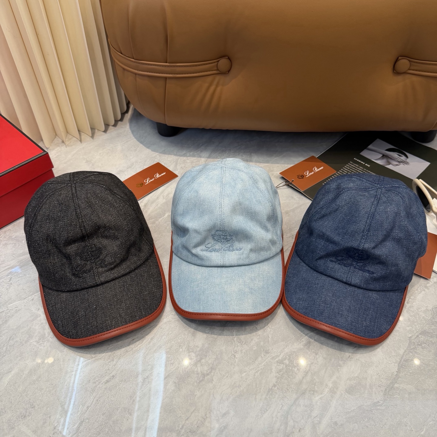 Loro Piana(诺悠翩雅) 专柜新款高版本棒球帽大牌同步，超好出货！颜色做的太特别了～闭眼入 全是