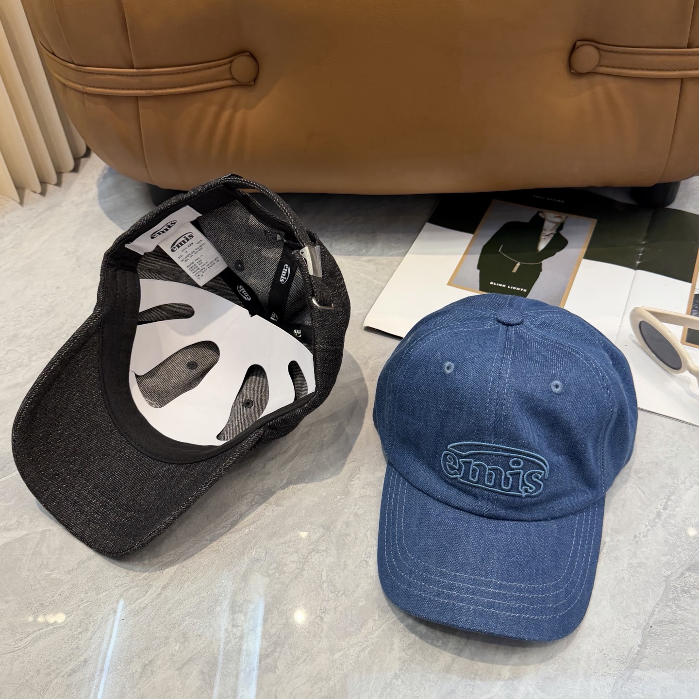 韩国潮牌emis 新款棒球帽，emis的帽子真的有种魔力 就是每一个都好看，完全不挑脸型的 每个都想买 