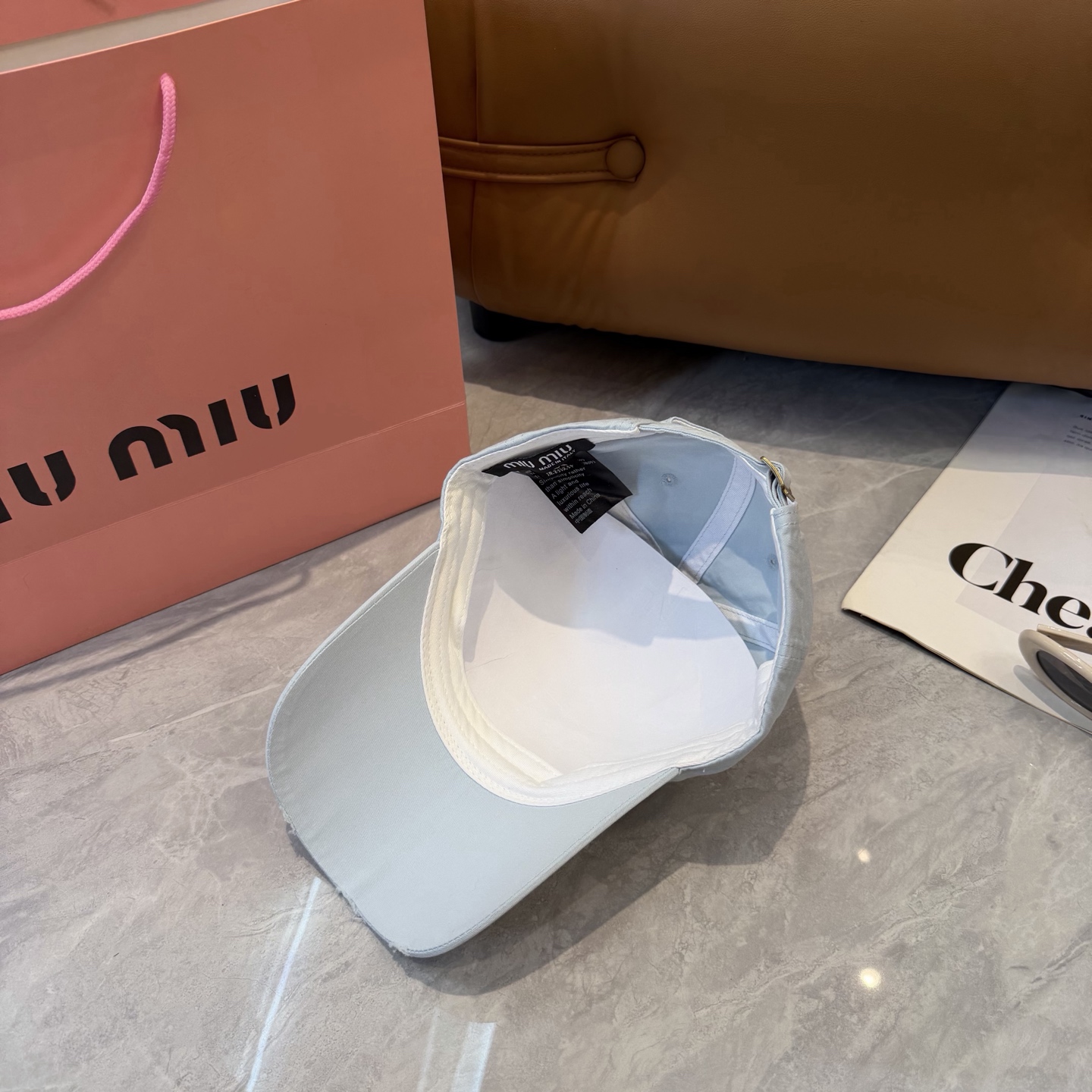 miumiu🌟缪缪春夏新款棒球帽🧢防晒显脸小氛围感穿搭必入！爆款棒球帽 巨百搭✓