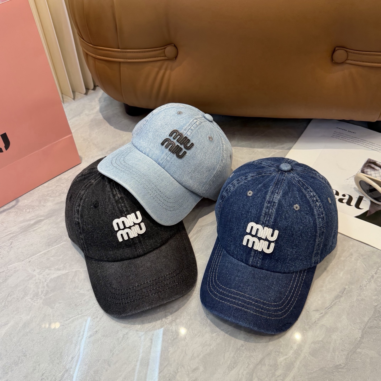 miumiu缪缪 新款洗水简约棒球帽当下爆热的色系-街头感十足！潮流百搭，小红书种草，毒药Get上你们的