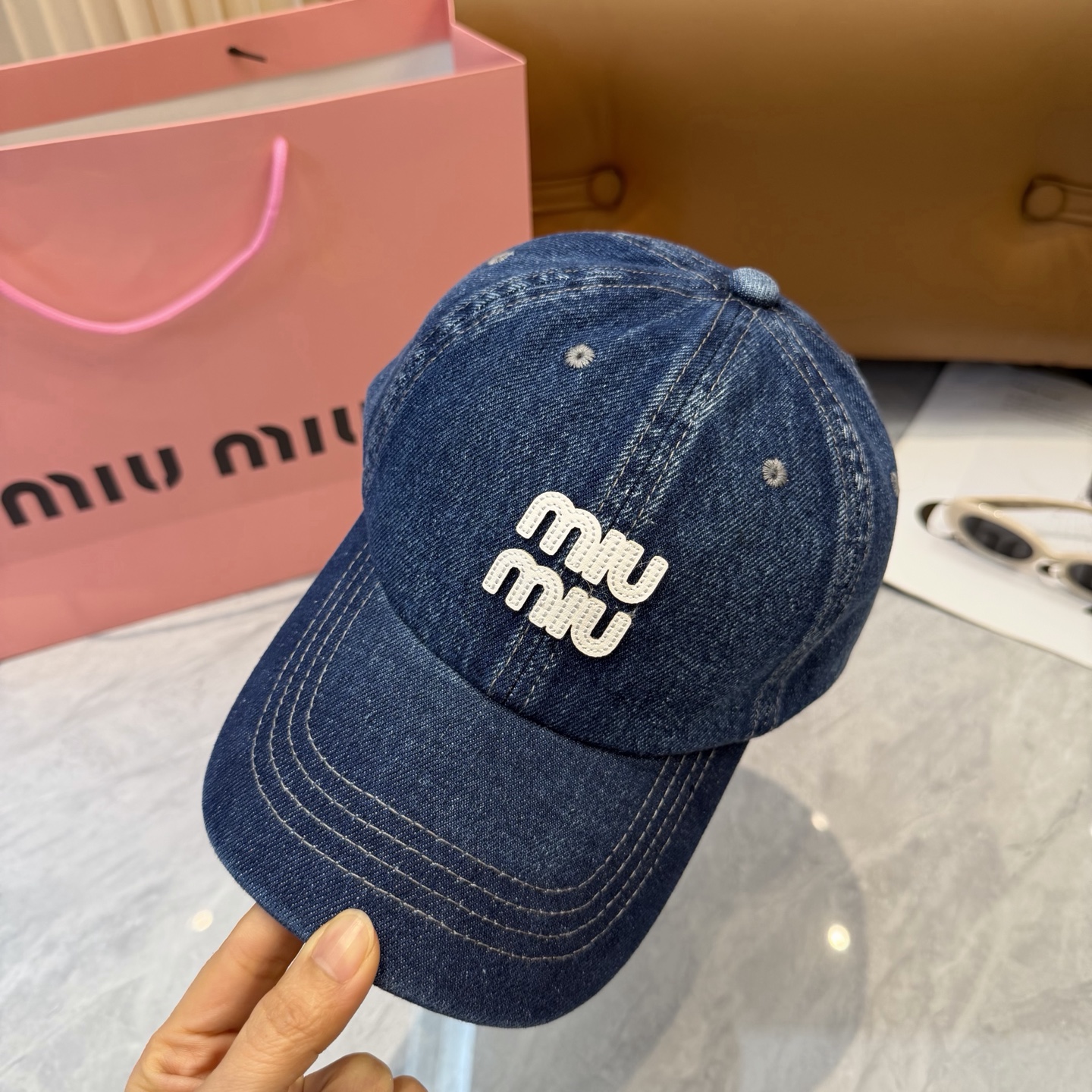 miumiu缪缪 新款洗水简约棒球帽当下爆热的色系-街头感十足！潮流百搭，小红书种草，毒药Get上你们的