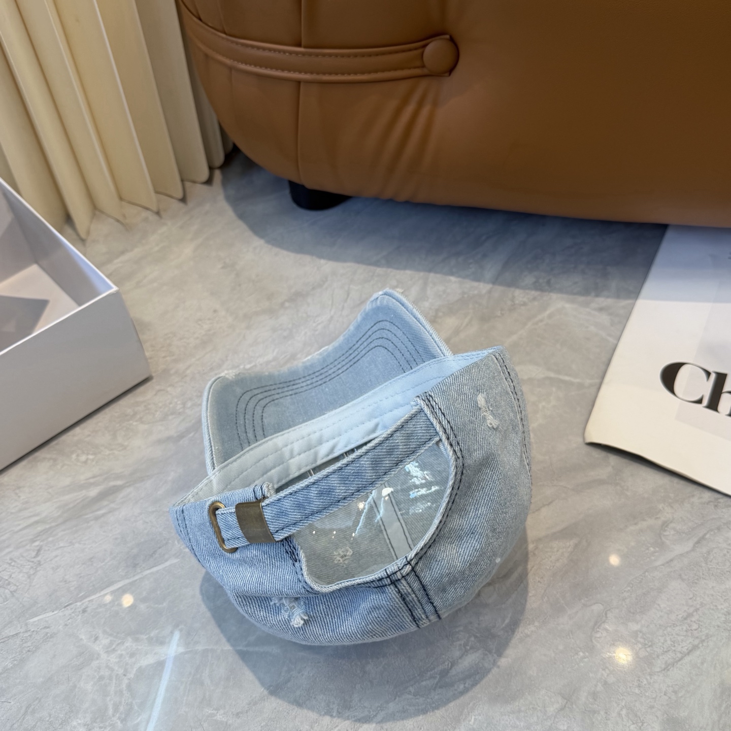 💛配防尘袋【CELINE赛琳】新款牛仔棒球帽🧢，出街必备超好搭配，赶紧入手！