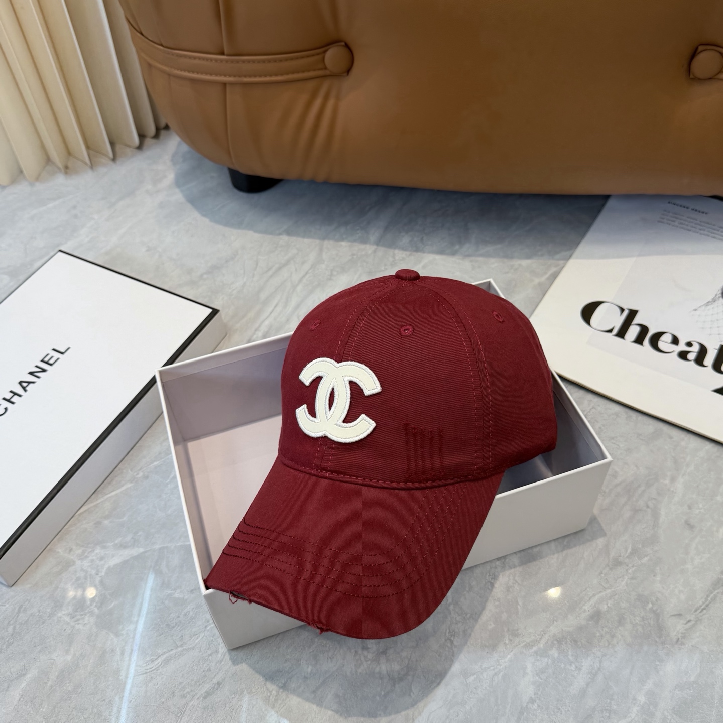 【CHANEL香奈儿】春夏新款简约小香logo棒球帽，新款出货，大牌款超好搭配，赶紧入手！