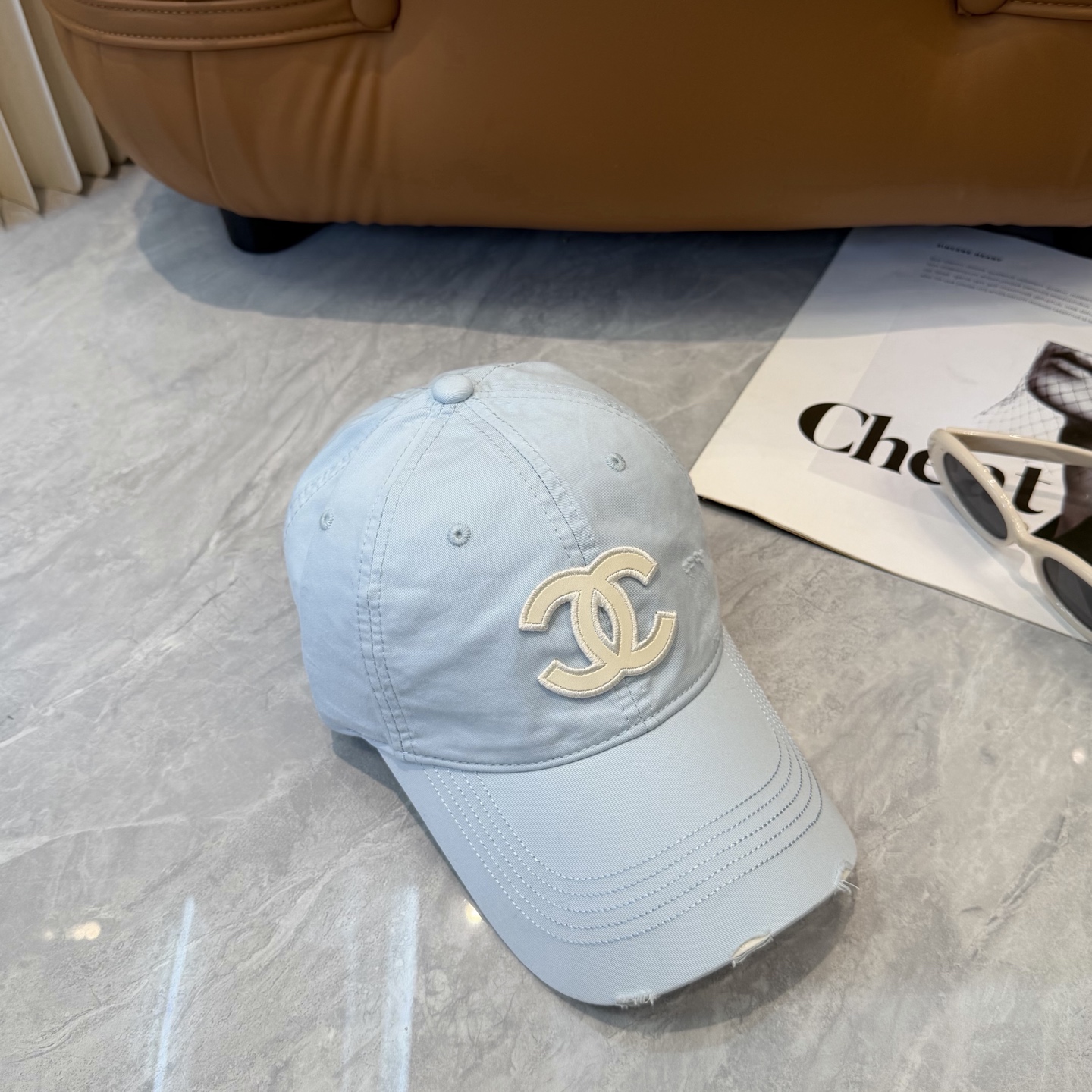 【CHANEL香奈儿】春夏新款简约小香logo棒球帽，新款出货，大牌款超好搭配，赶紧入手！