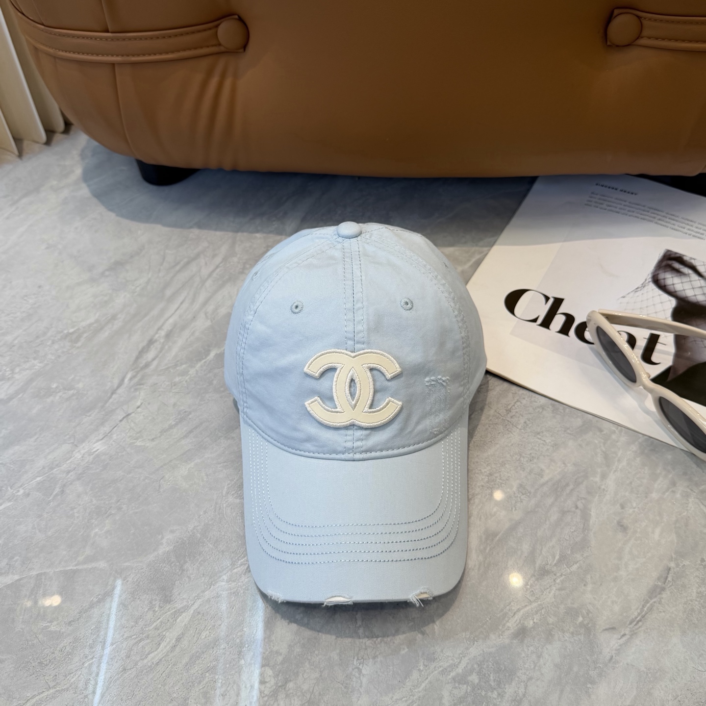 【CHANEL香奈儿】春夏新款简约小香logo棒球帽，新款出货，大牌款超好搭配，赶紧入手！