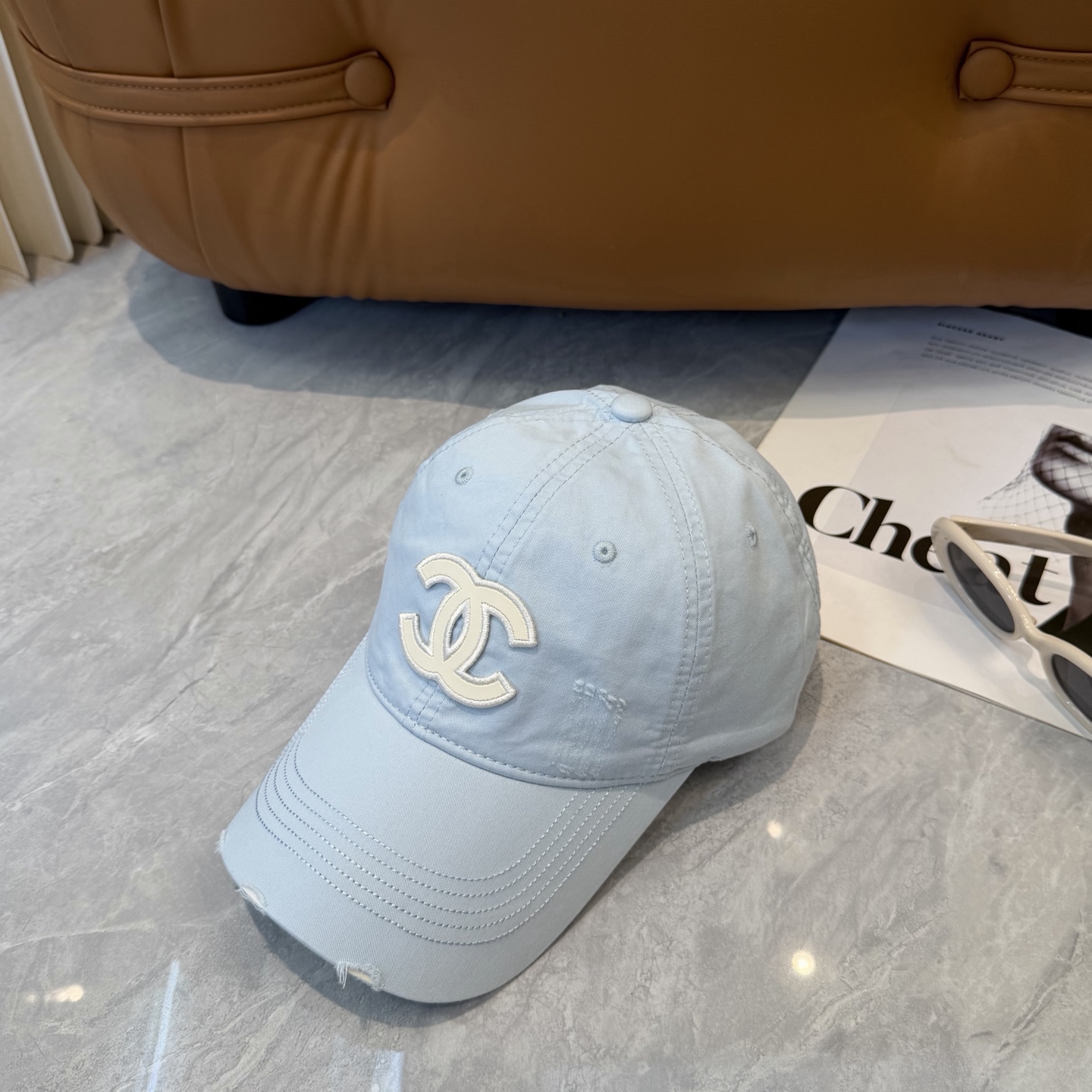 【CHANEL香奈儿】春夏新款简约小香logo棒球帽，新款出货，大牌款超好搭配，赶紧入手！