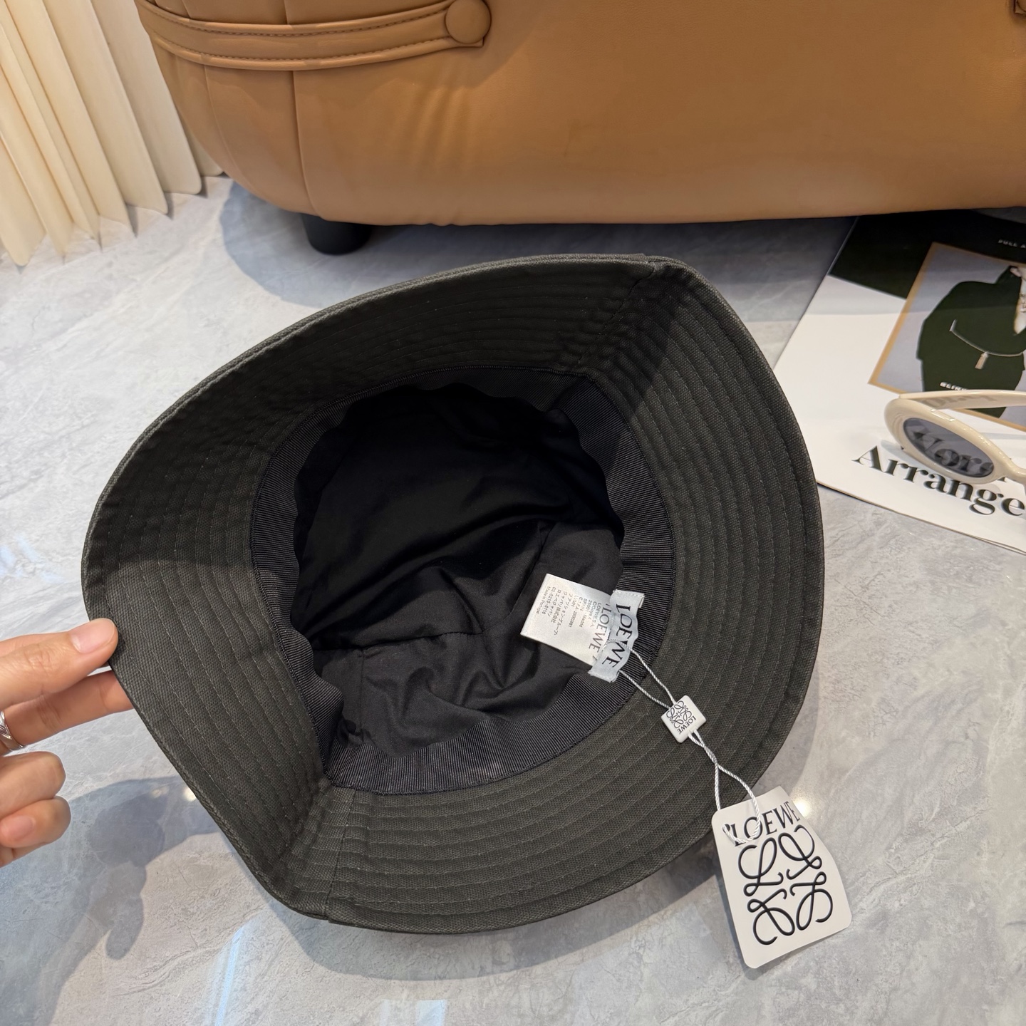LOEWE罗意威 专柜新品渔夫帽，原单品质，内标齐全，头围57cm