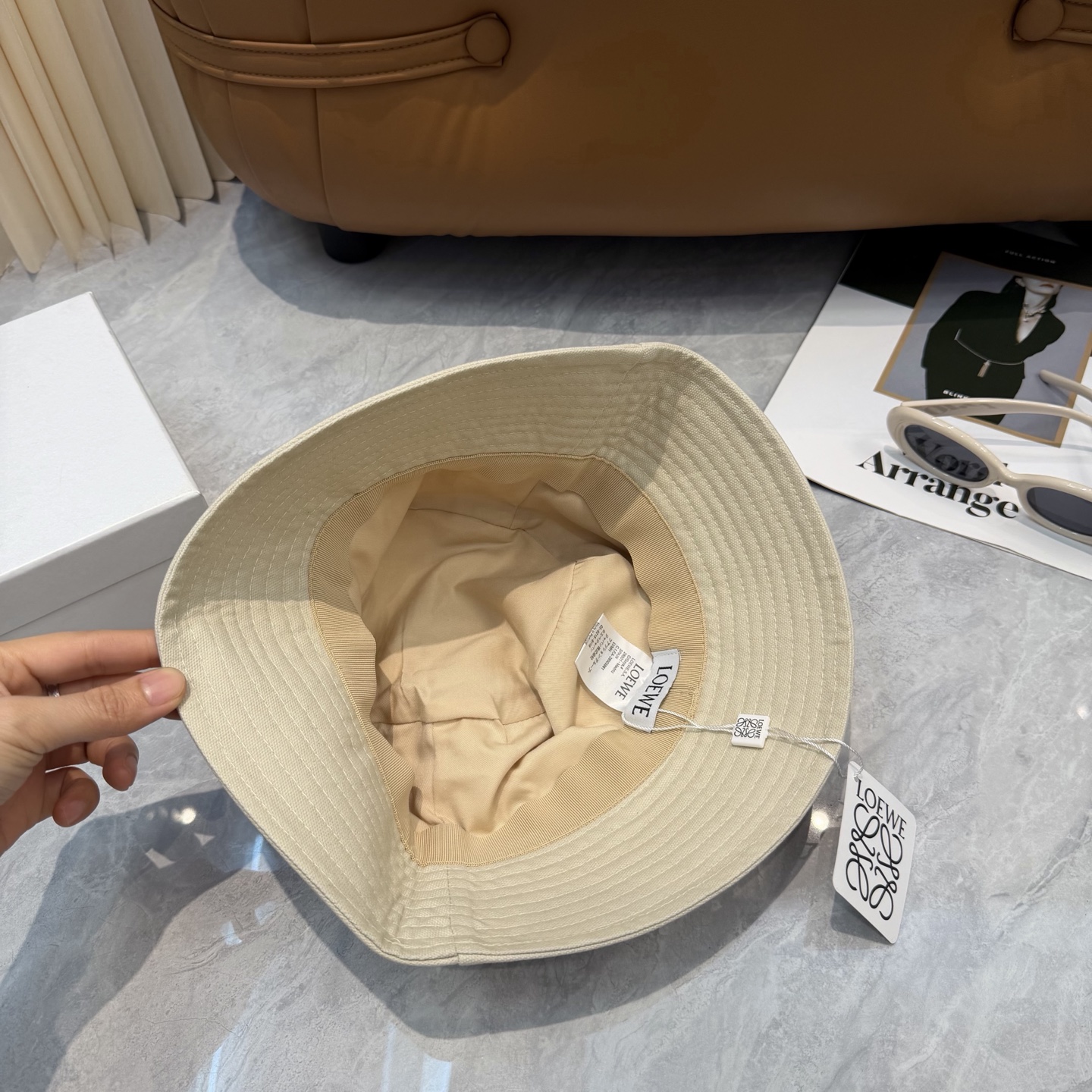 LOEWE罗意威 专柜新品渔夫帽，原单品质，内标齐全，头围57cm