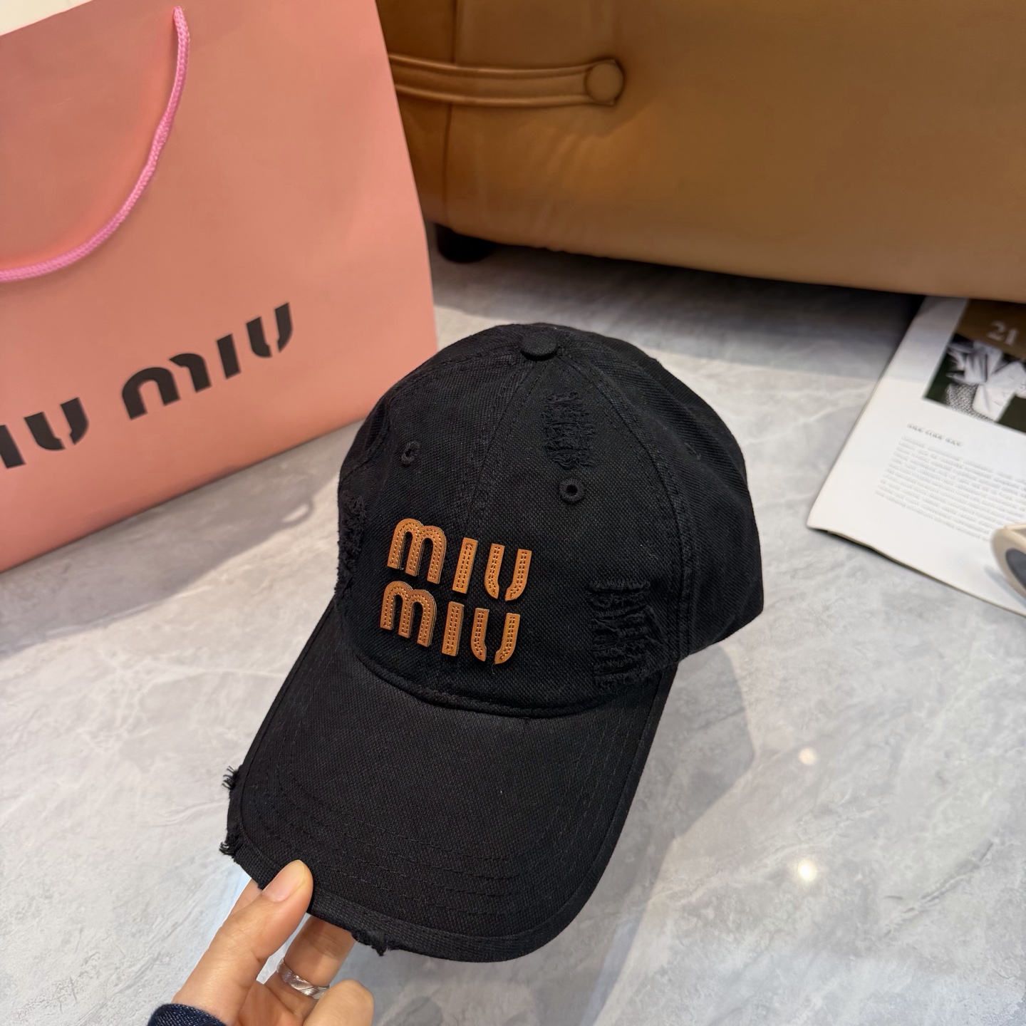 Miu Miu MIUMIU～26春季新款棒球帽