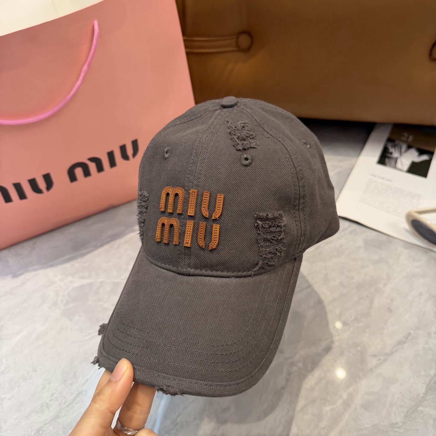 Miu Miu MIUMIU～26春季新款棒球帽