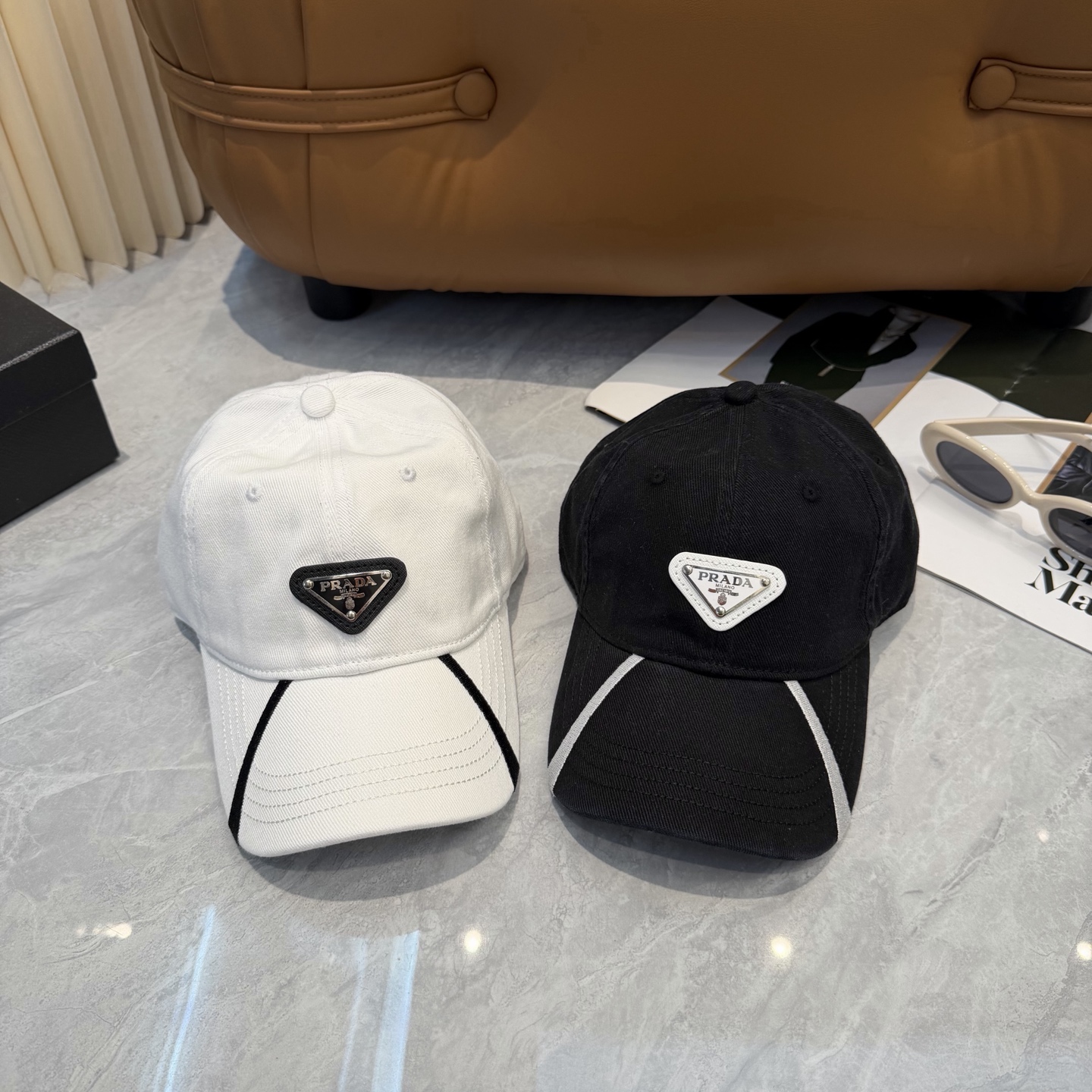 普拉达 Prada🆕新款个性棒球帽，高品质透气性巨佳，四季佩戴款高颜值时尚单品！男女同款