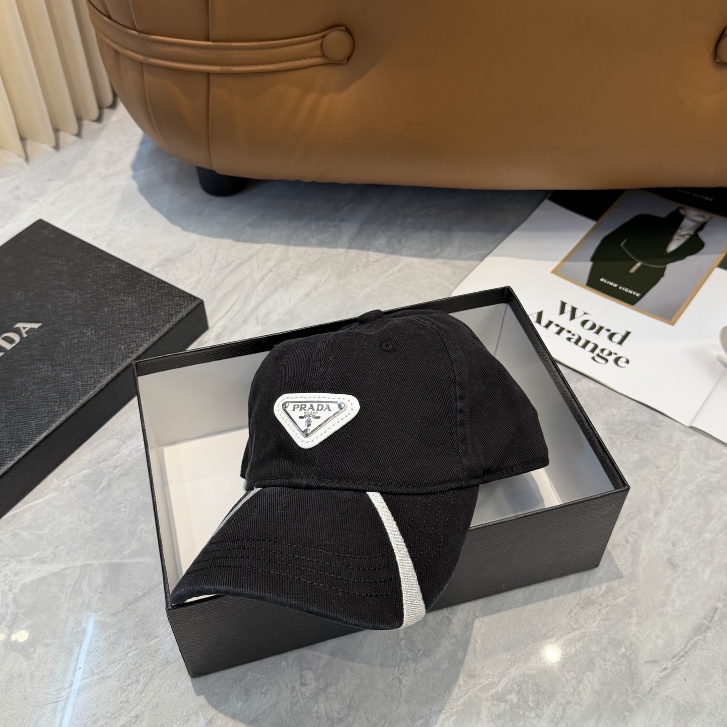 普拉达 Prada🆕新款个性棒球帽，高品质透气性巨佳，四季佩戴款高颜值时尚单品！男女同款