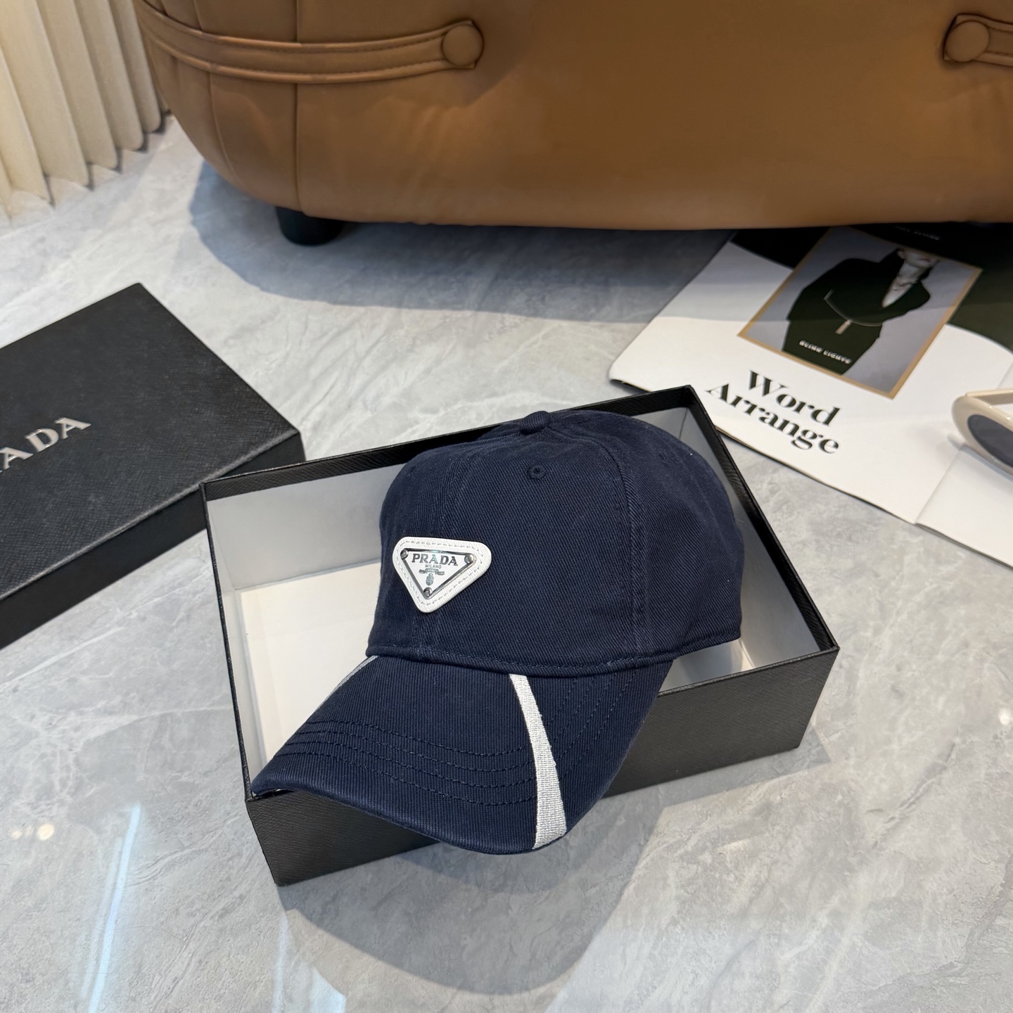 普拉达 Prada🆕新款个性棒球帽，高品质透气性巨佳，四季佩戴款高颜值时尚单品！男女同款