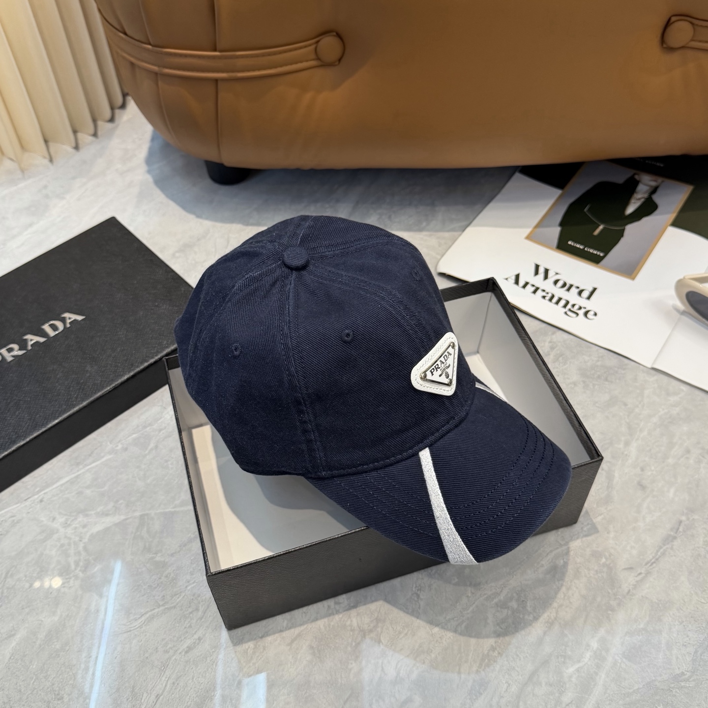 普拉达 Prada🆕新款个性棒球帽，高品质透气性巨佳，四季佩戴款高颜值时尚单品！男女同款