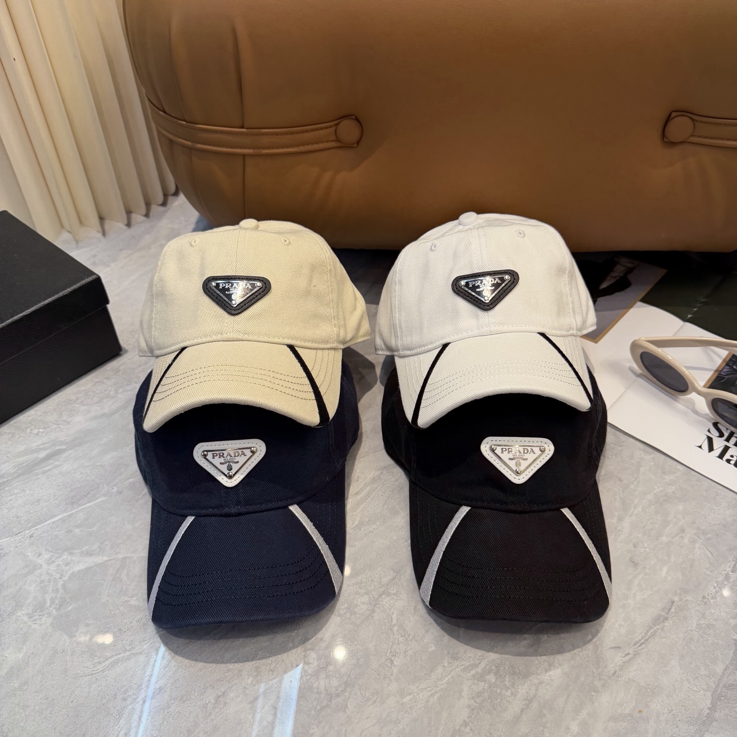 普拉达 Prada🆕新款个性棒球帽，高品质透气性巨佳，四季佩戴款高颜值时尚单品！男女同款