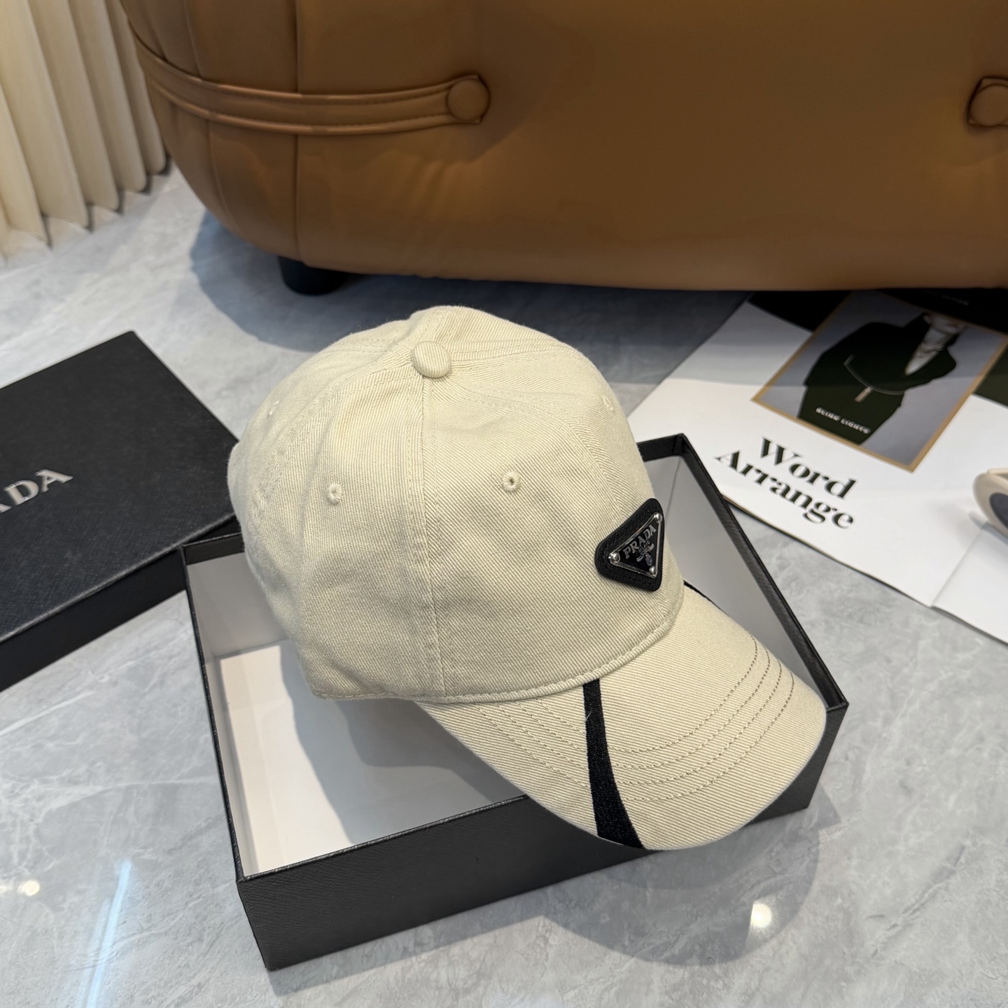 普拉达 Prada🆕新款个性棒球帽，高品质透气性巨佳，四季佩戴款高颜值时尚单品！男女同款