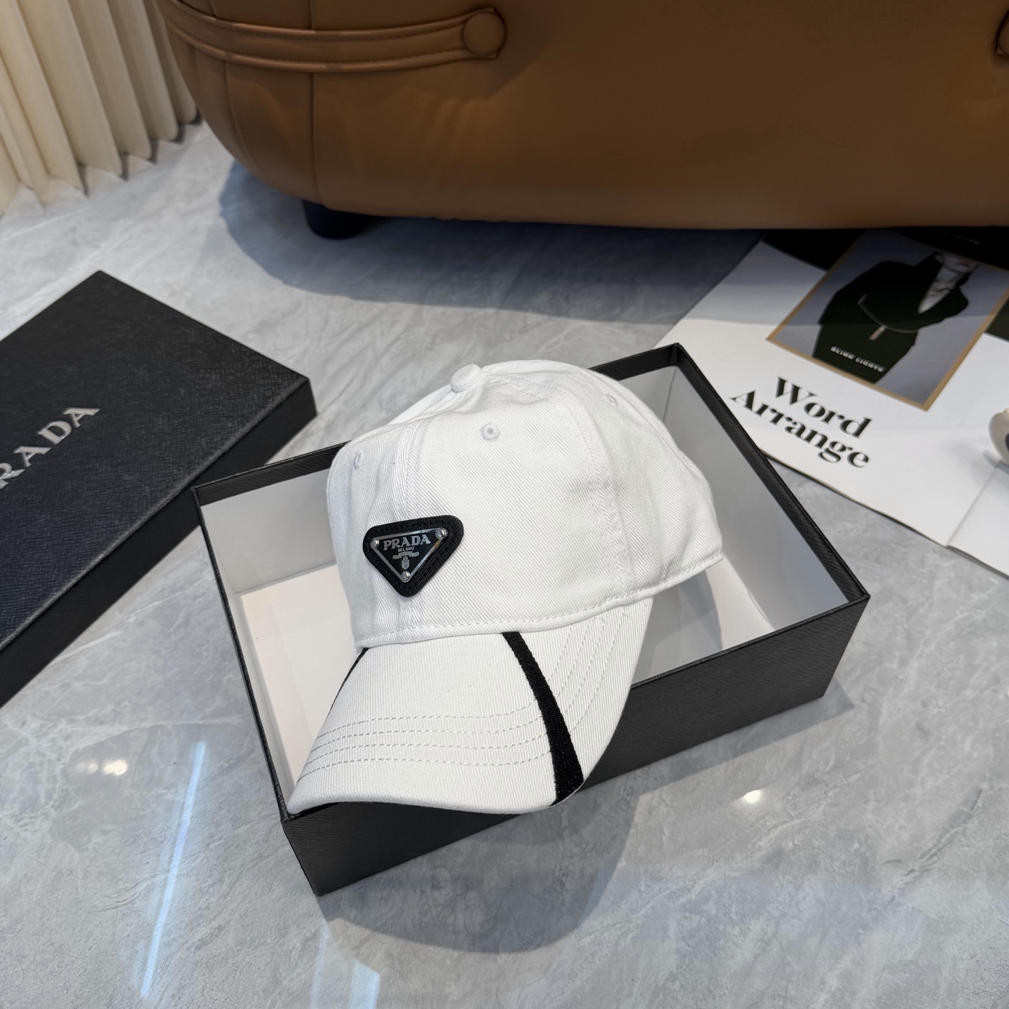 普拉达 Prada🆕新款个性棒球帽，高品质透气性巨佳，四季佩戴款高颜值时尚单品！男女同款