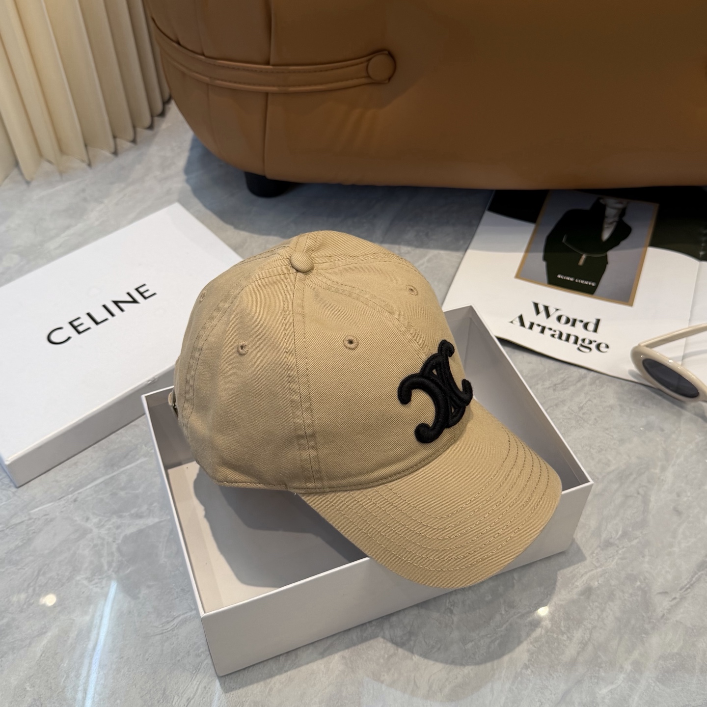 💛配防尘袋【CELINE赛琳】新款简约棒球帽，新款出货，大牌款超好搭配，赶紧入手！