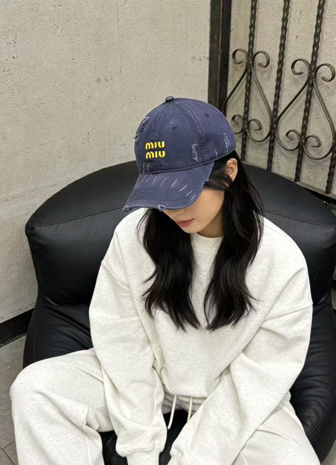 Miu Miu miumiu新款多巴胺四季棒球帽