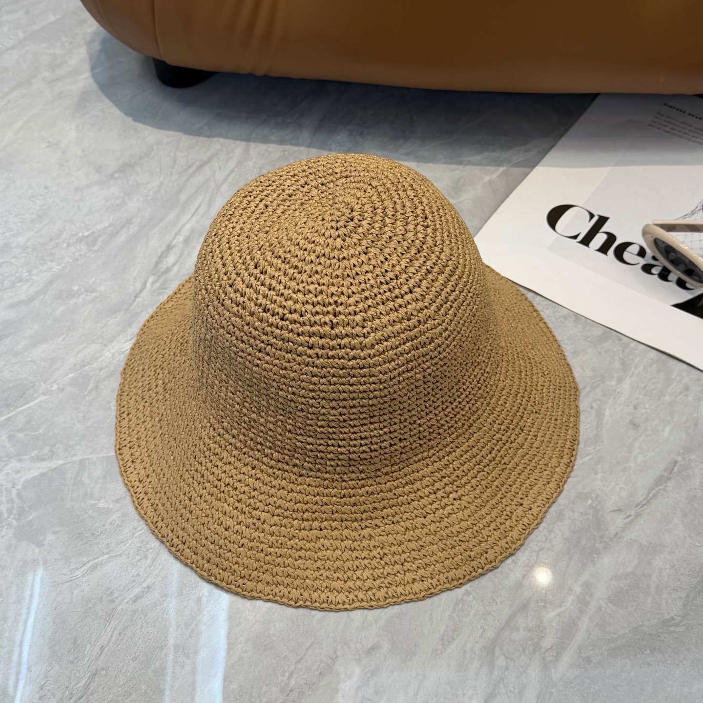 Celine 赛琳CELINE新款拉菲草帽，纯手工钩织，产量极少，重工打造， ，头围57cm