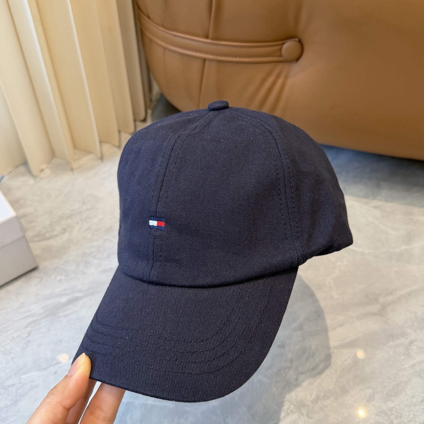 Tommy Hilfiger棒球帽，时尚鸭舌帽，精致小logo刺绣，版型正，细节满满，男女同款，户外休闲