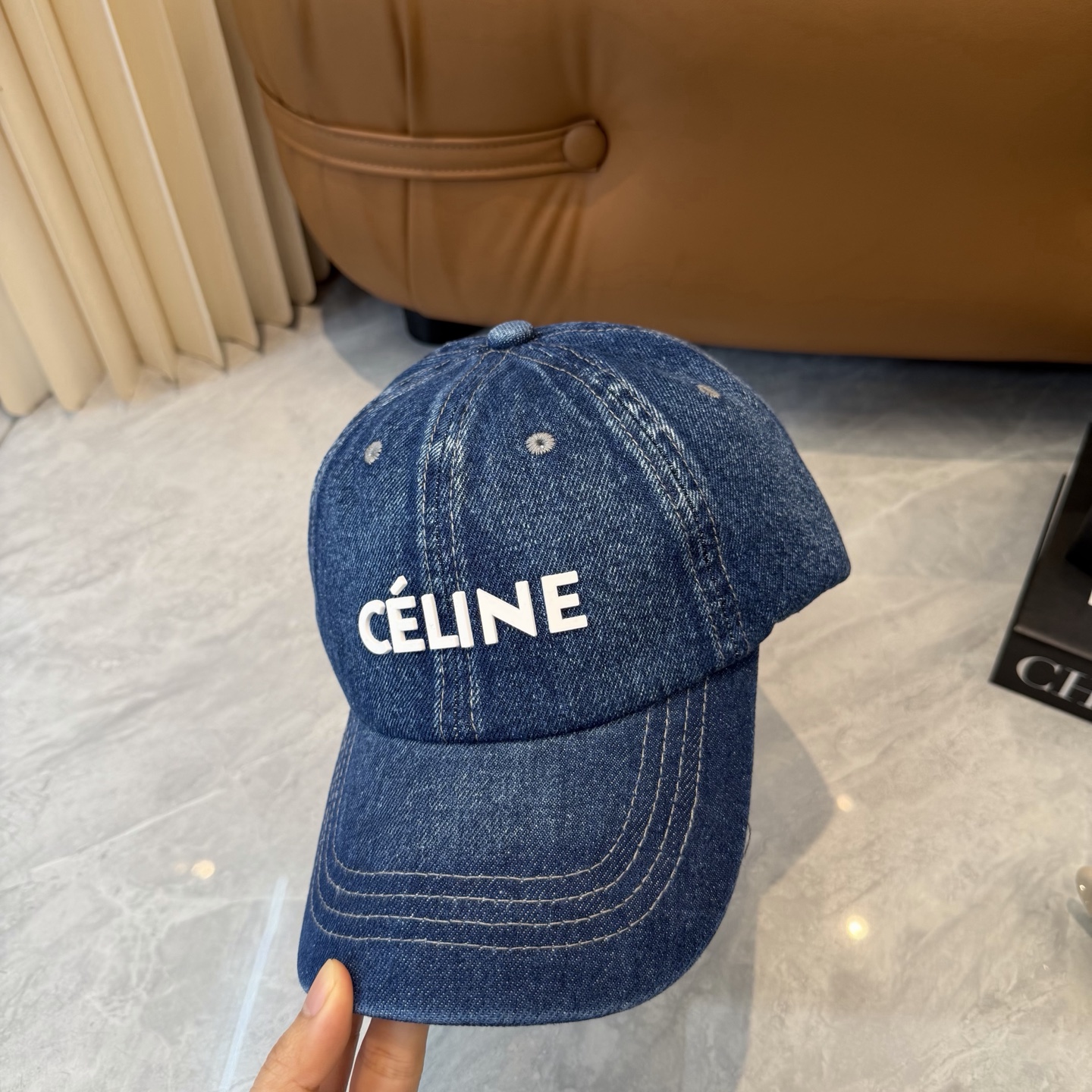 💛配防尘袋【CELINE赛琳】新款牛仔棒球帽🧢，出街必备超好搭配，赶紧入手！