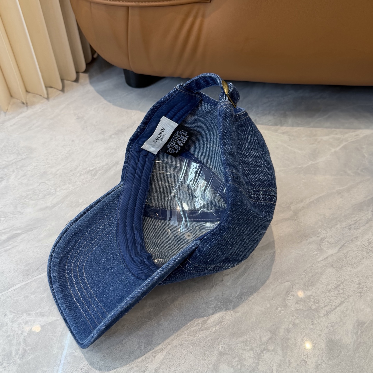 💛配防尘袋【CELINE赛琳】新款牛仔棒球帽🧢，出街必备超好搭配，赶紧入手！