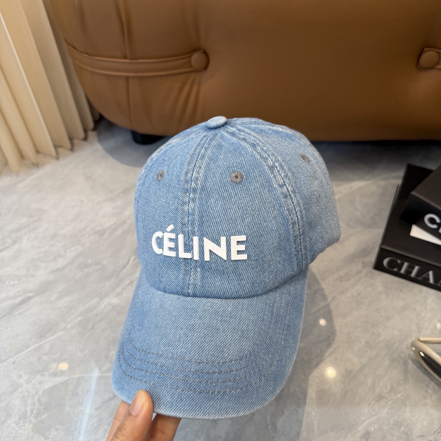 💛配防尘袋【CELINE赛琳】新款牛仔棒球帽🧢，出街必备超好搭配，赶紧入手！
