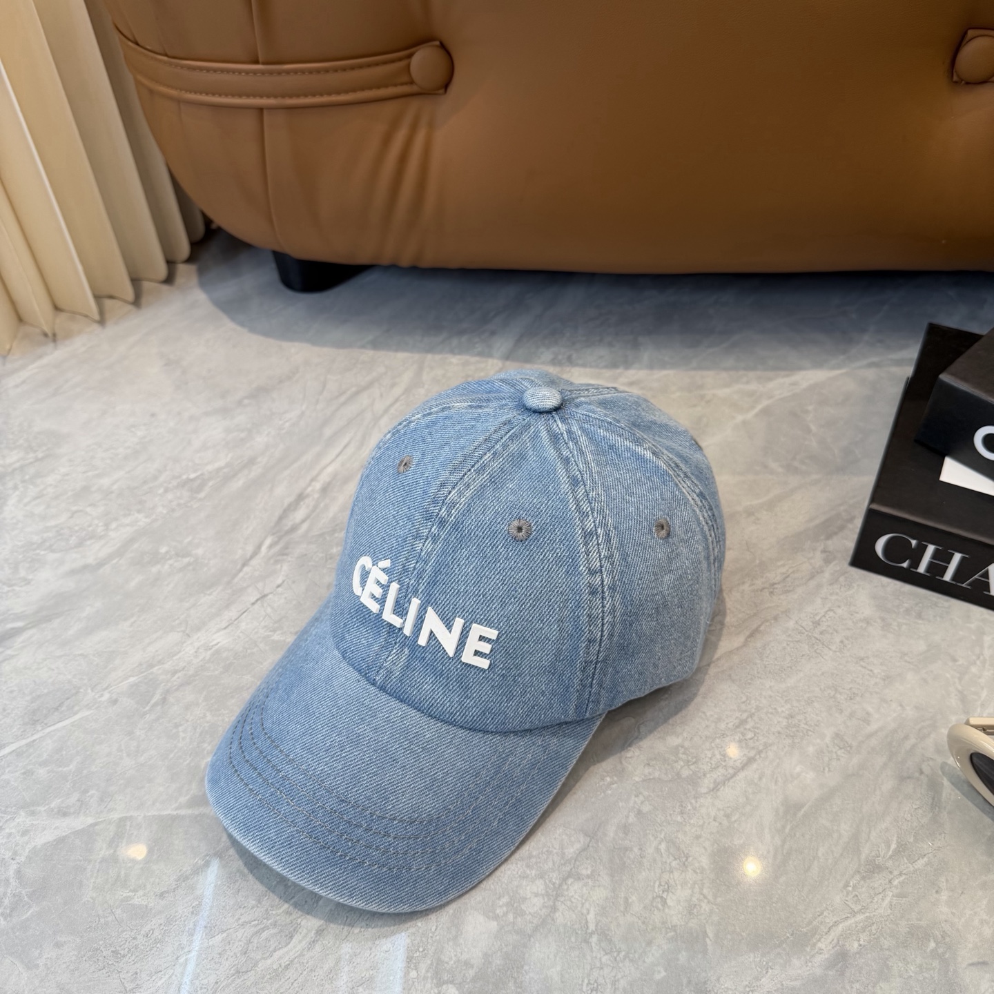 💛配防尘袋【CELINE赛琳】新款牛仔棒球帽🧢，出街必备超好搭配，赶紧入手！