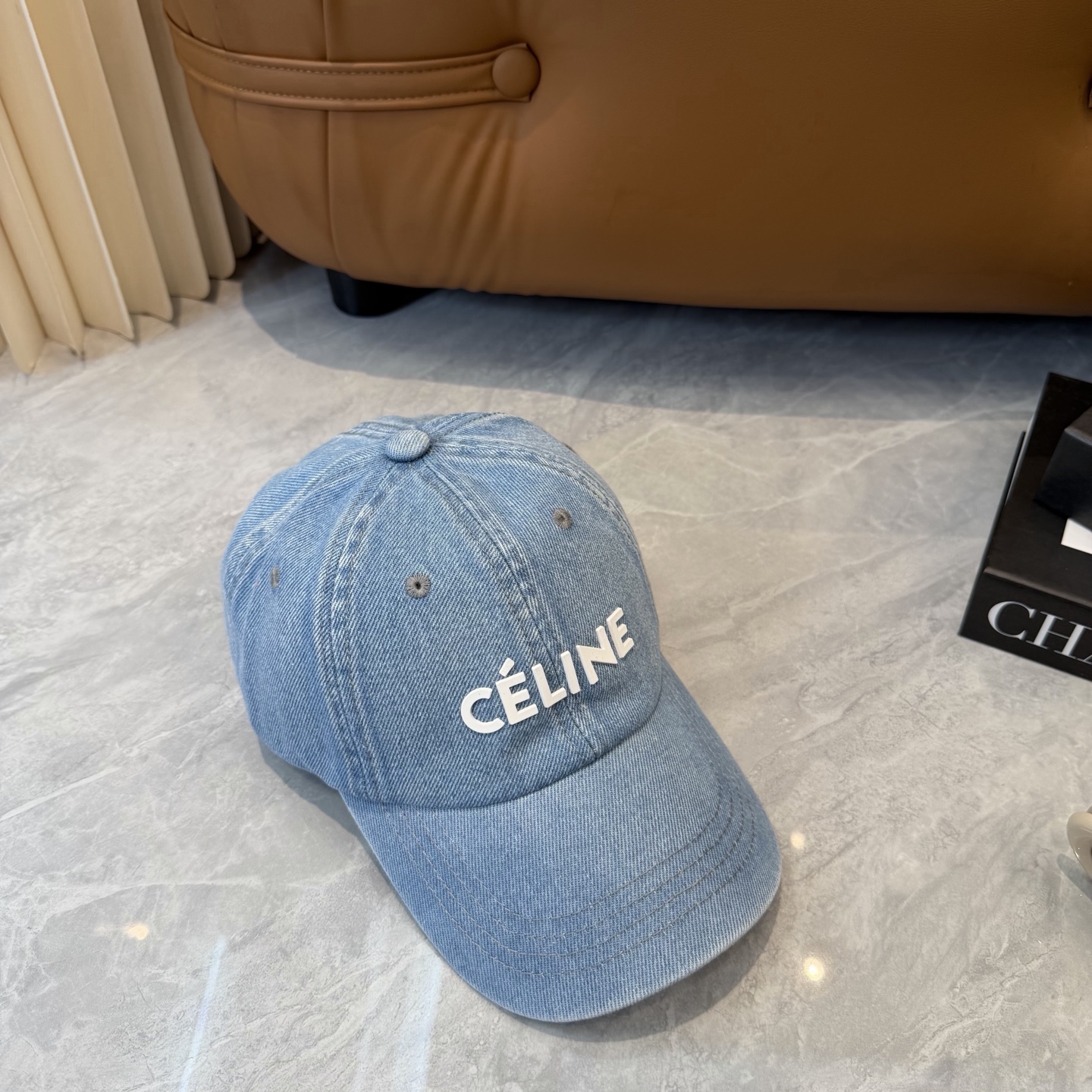 💛配防尘袋【CELINE赛琳】新款牛仔棒球帽🧢，出街必备超好搭配，赶紧入手！