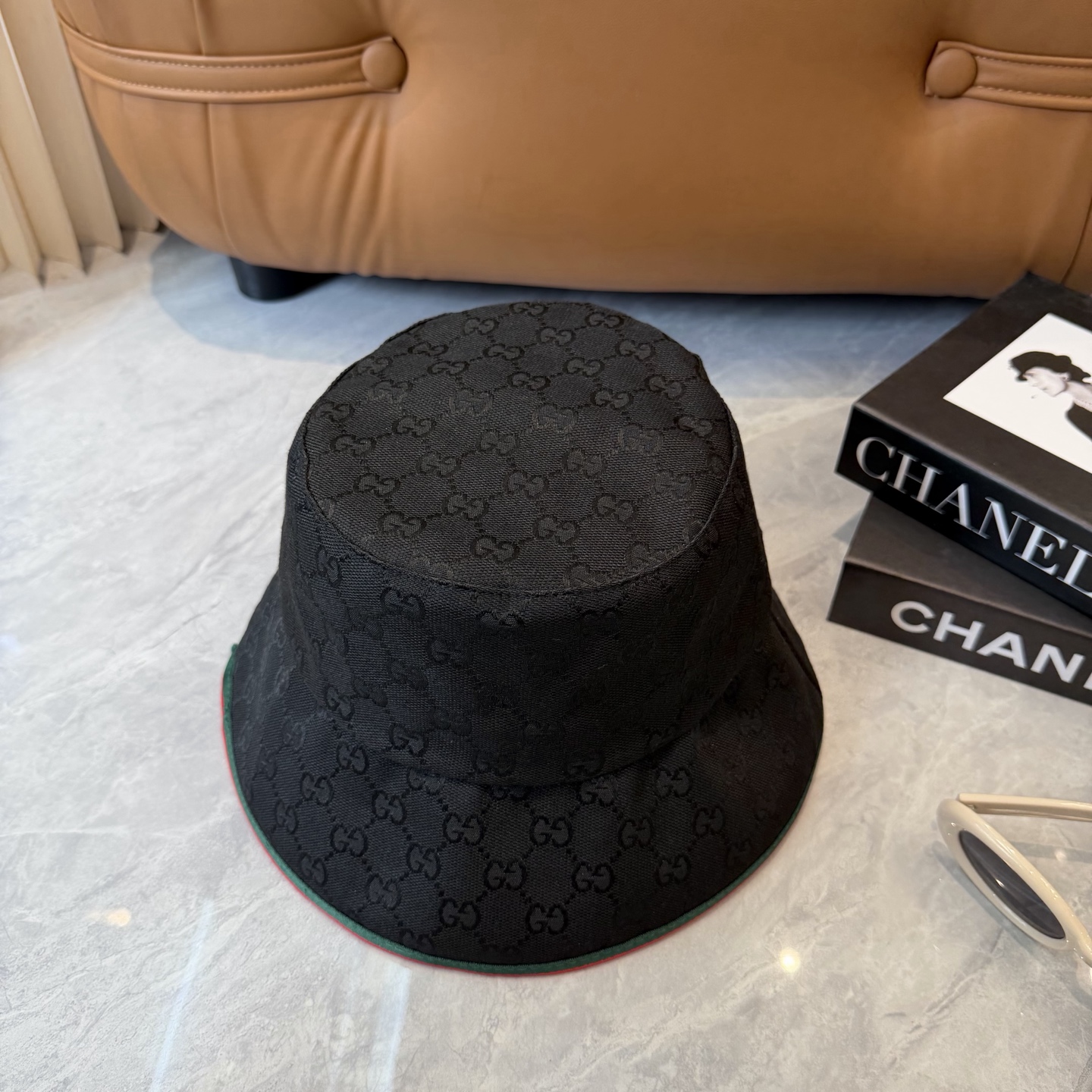原单品质GUCCI古奇渔夫帽👒官网新品Gucci渔夫帽火爆来袭 工艺非常精美 高档大气上档次！低调奢华，