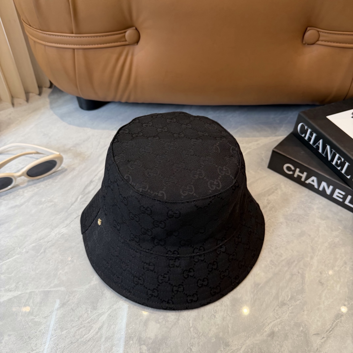 GUCCI古奇 新款专柜同步双面戴款渔夫帽，爆款出货，超级好搭，新款上架