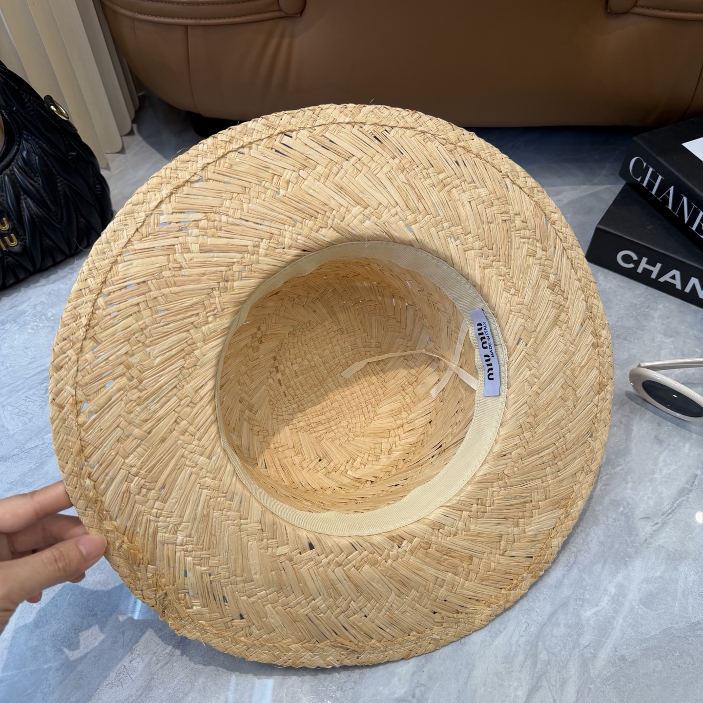 缪缪miumiu 新款草帽，高级定制，名媛风，夏季防晒防紫外线，出行必备，百搭好看