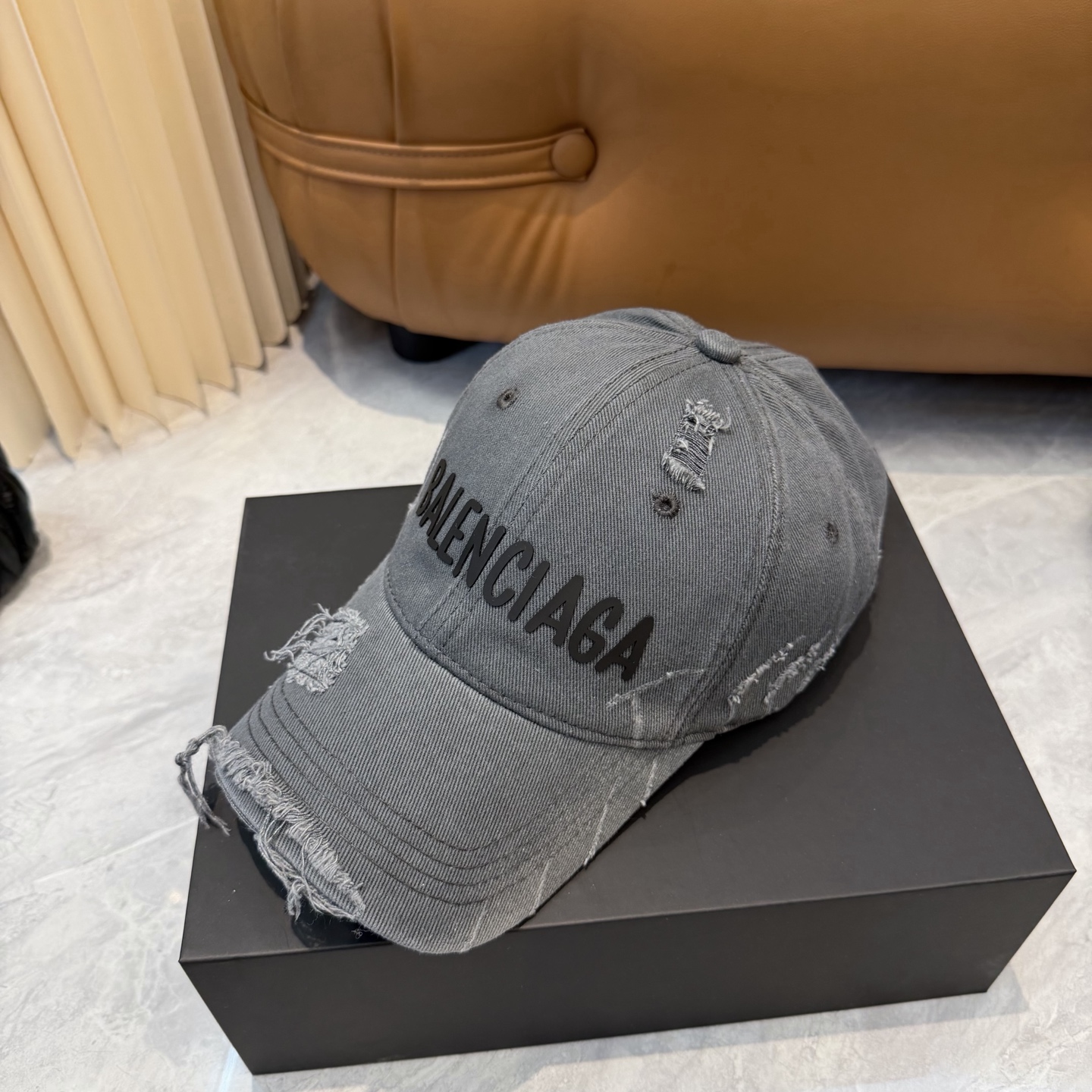 Balenciaga 巴黎世家 洗水破洞棒球帽 必爆 🔥BALENCIAGA巴黎世家新款洗水纯棉棒球帽重
