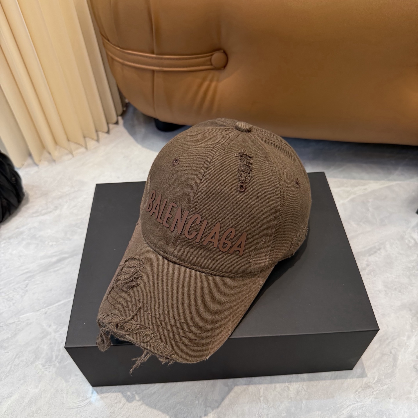 Balenciaga 巴黎世家 洗水破洞棒球帽 必爆 🔥BALENCIAGA巴黎世家新款洗水纯棉棒球帽重